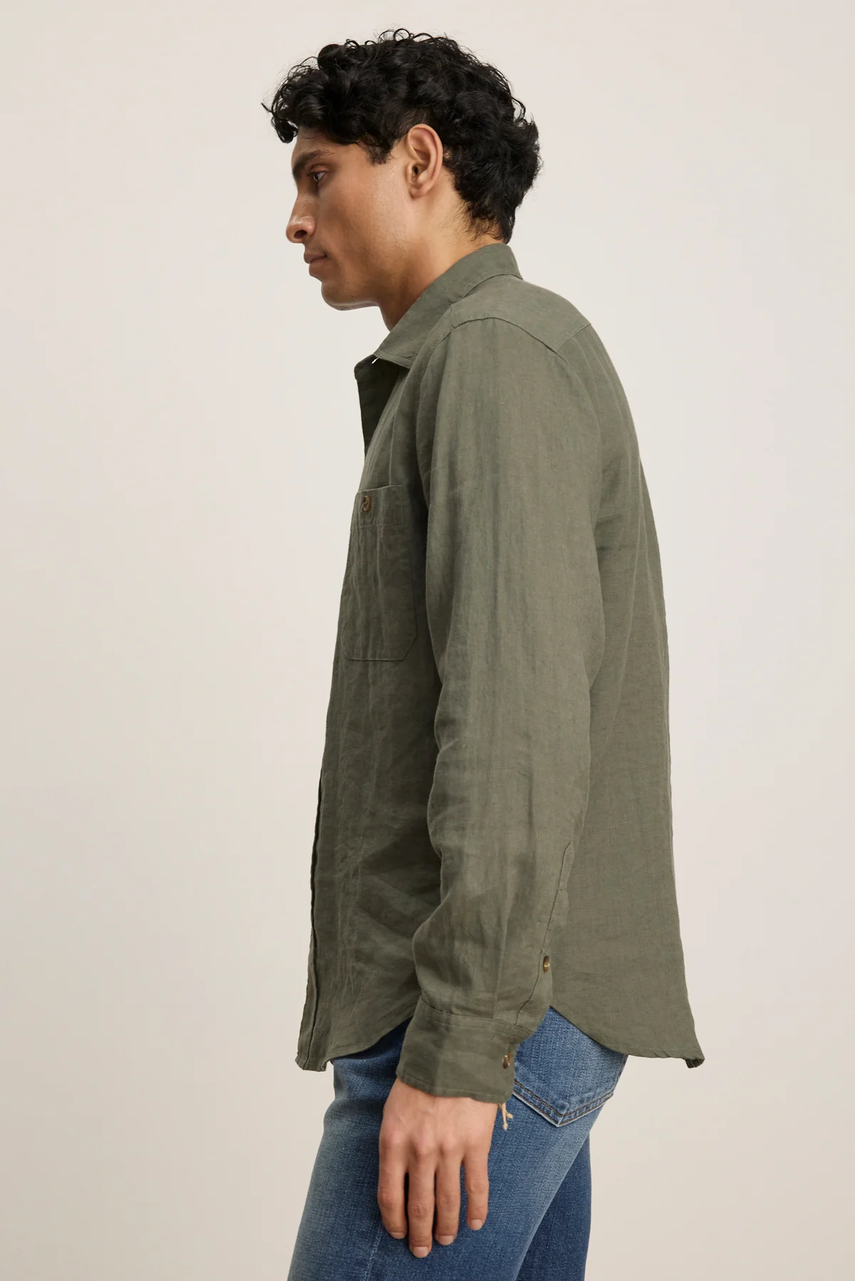 LINDEN LINEN BUTTON-UP SHIRT