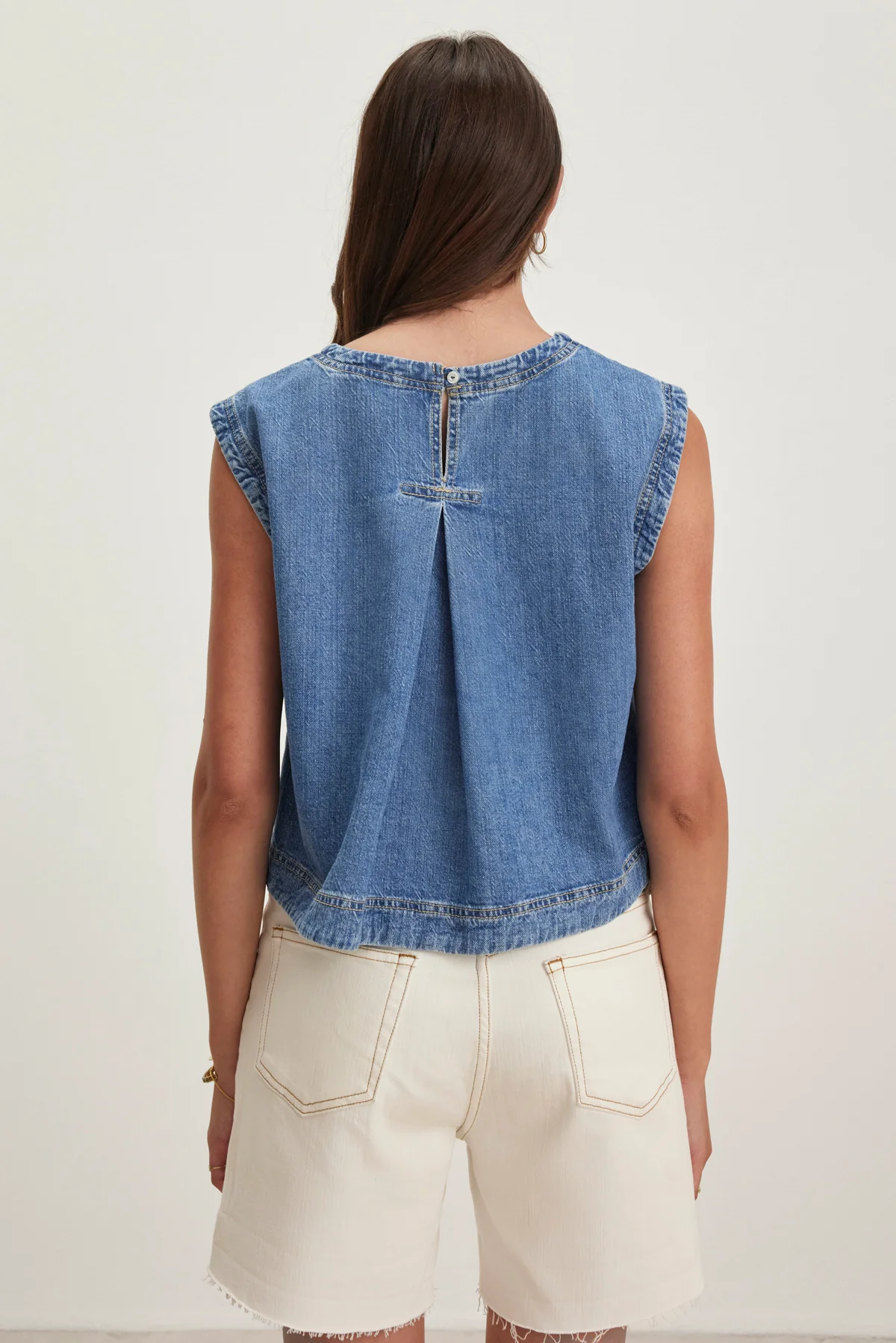 LOREN DENIM TOP
