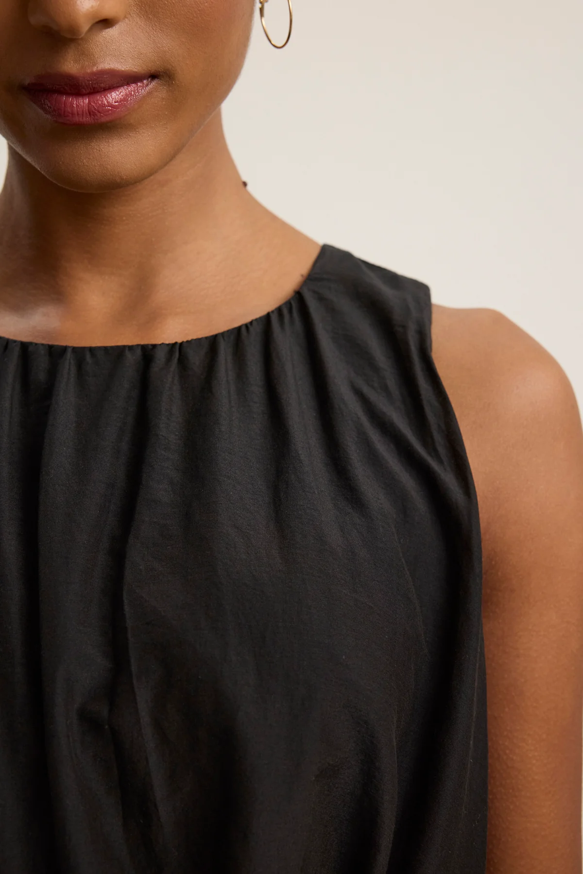 MARGOT SILK COTTON VOILE DRESS