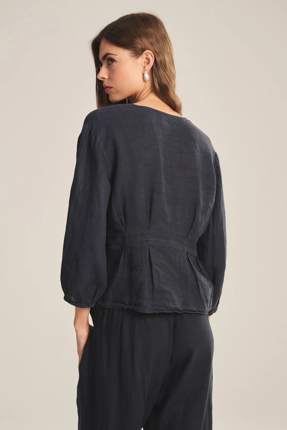 MARTHA LINEN TOP