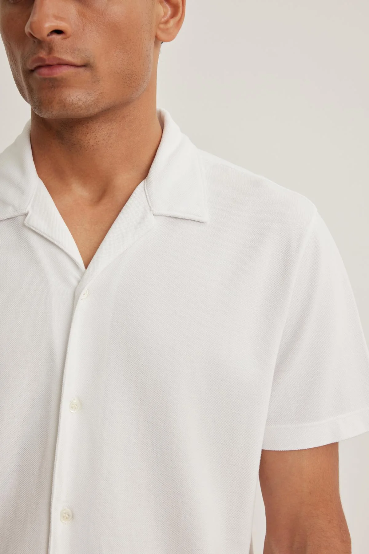 MARTYN PIQUE BUTTON-UP SHIRT