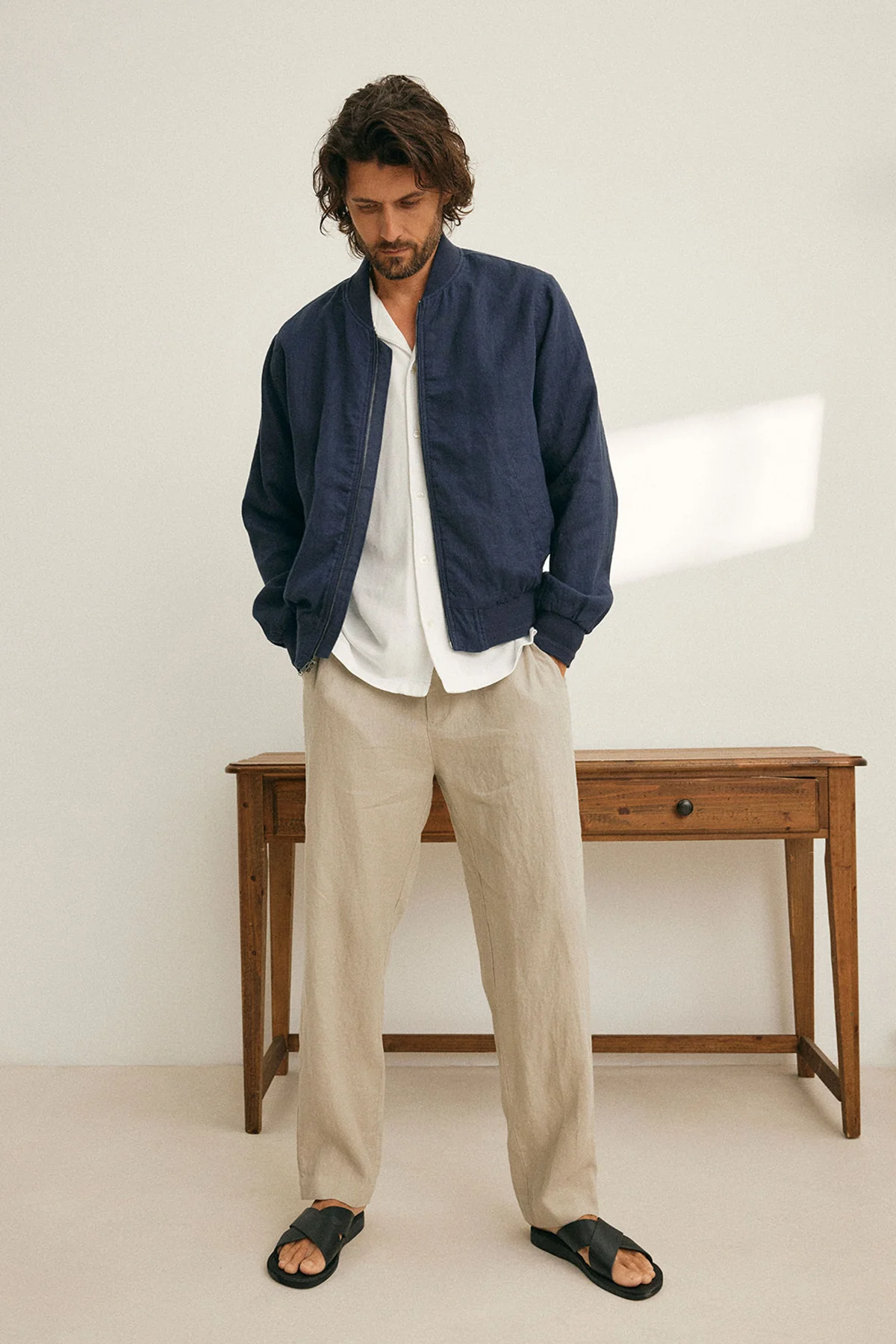 MARTYN PIQUE BUTTON-UP SHIRT