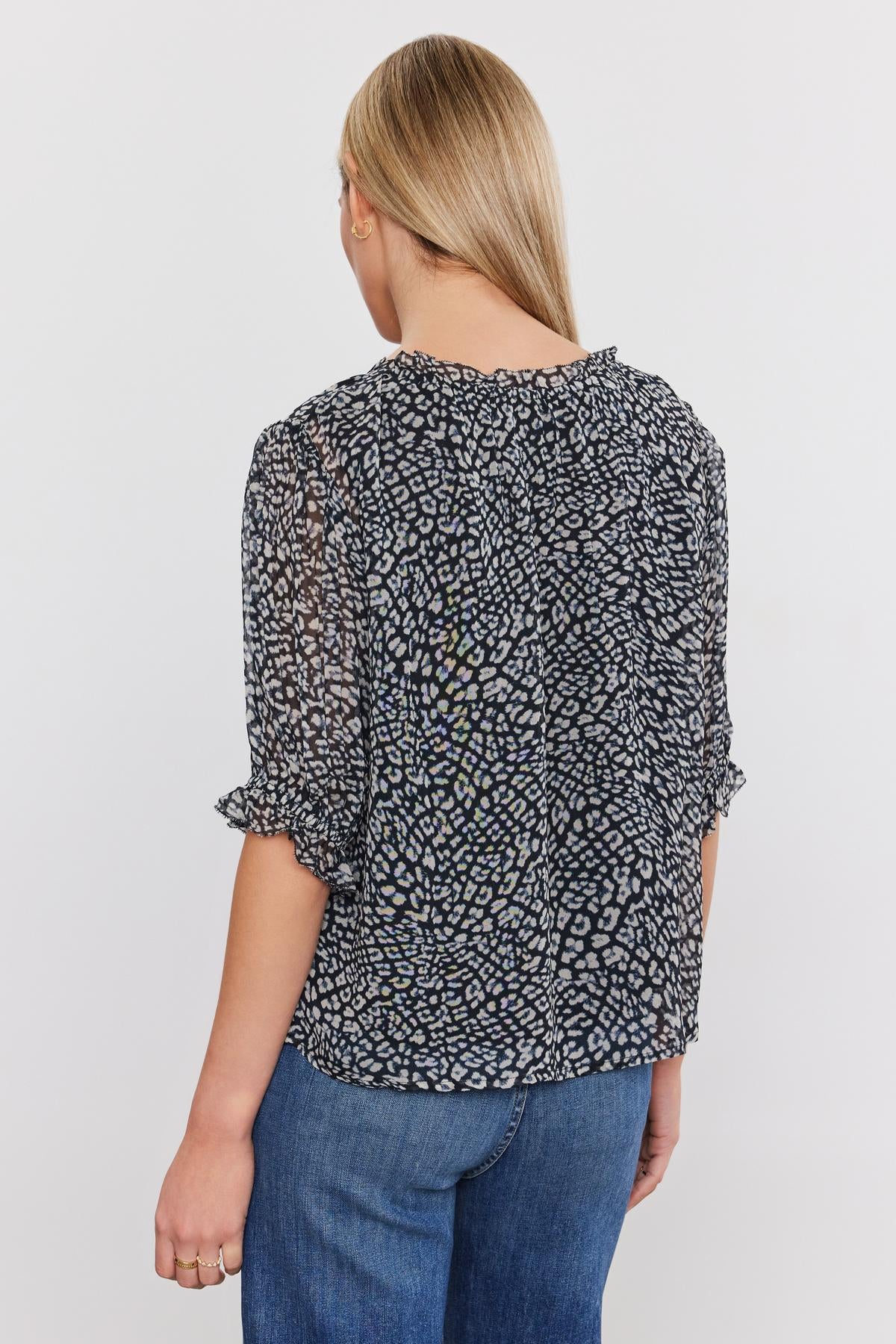 MISSY PRINTED BOHO BLOUSE