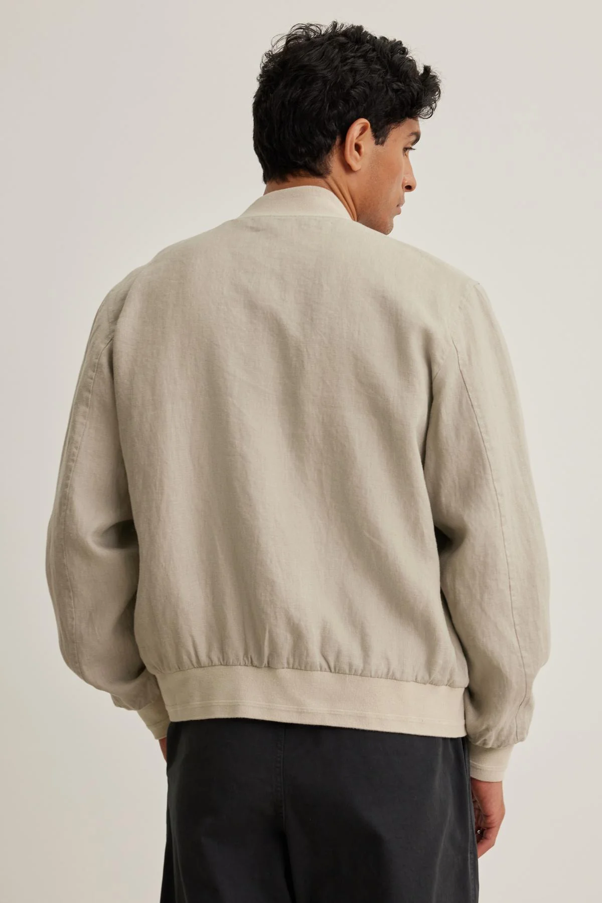 MURPHY LINEN BOMBER JACKET
