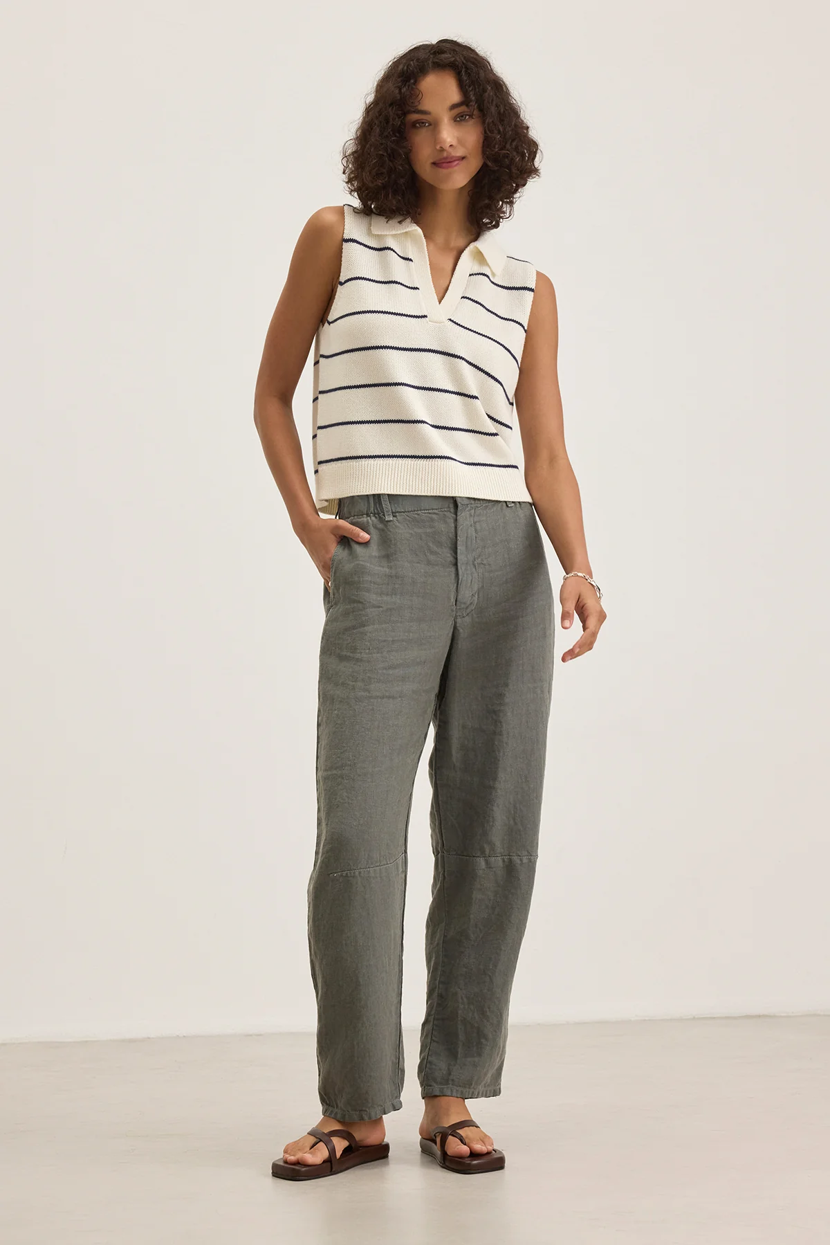 NAYLA COTTON CASHMERE SWEATER VEST