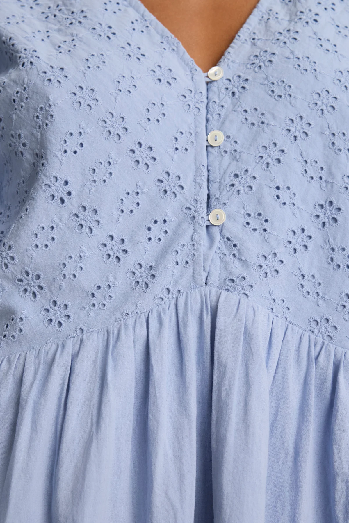 NELLI EYELET DRESS