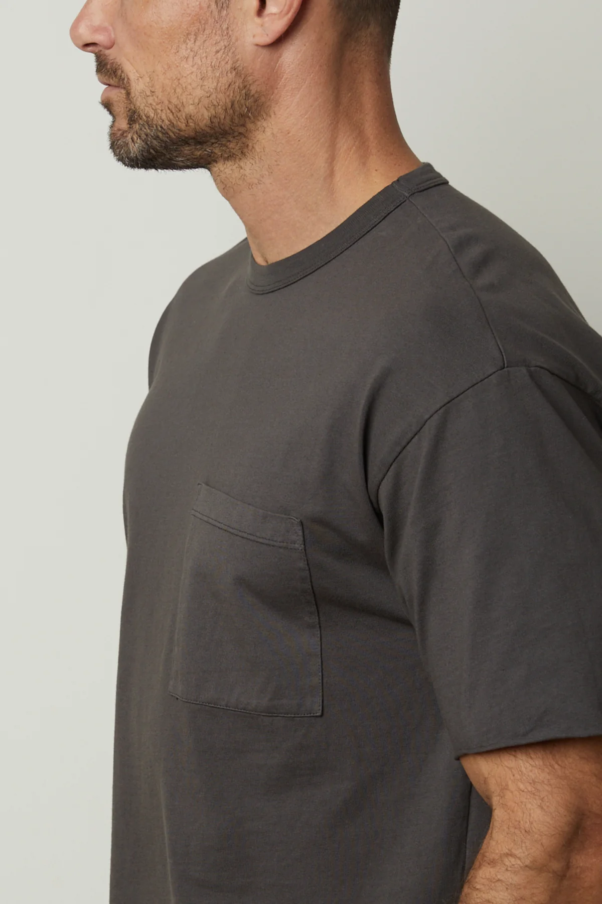 NEPTUNE CREW NECK POCKET TEE
