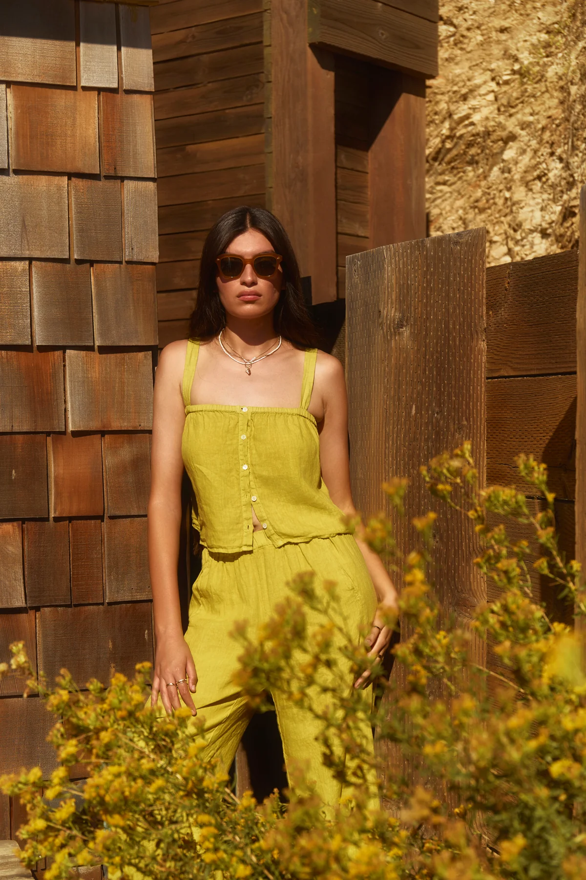 QUIN LINEN TANK TOP