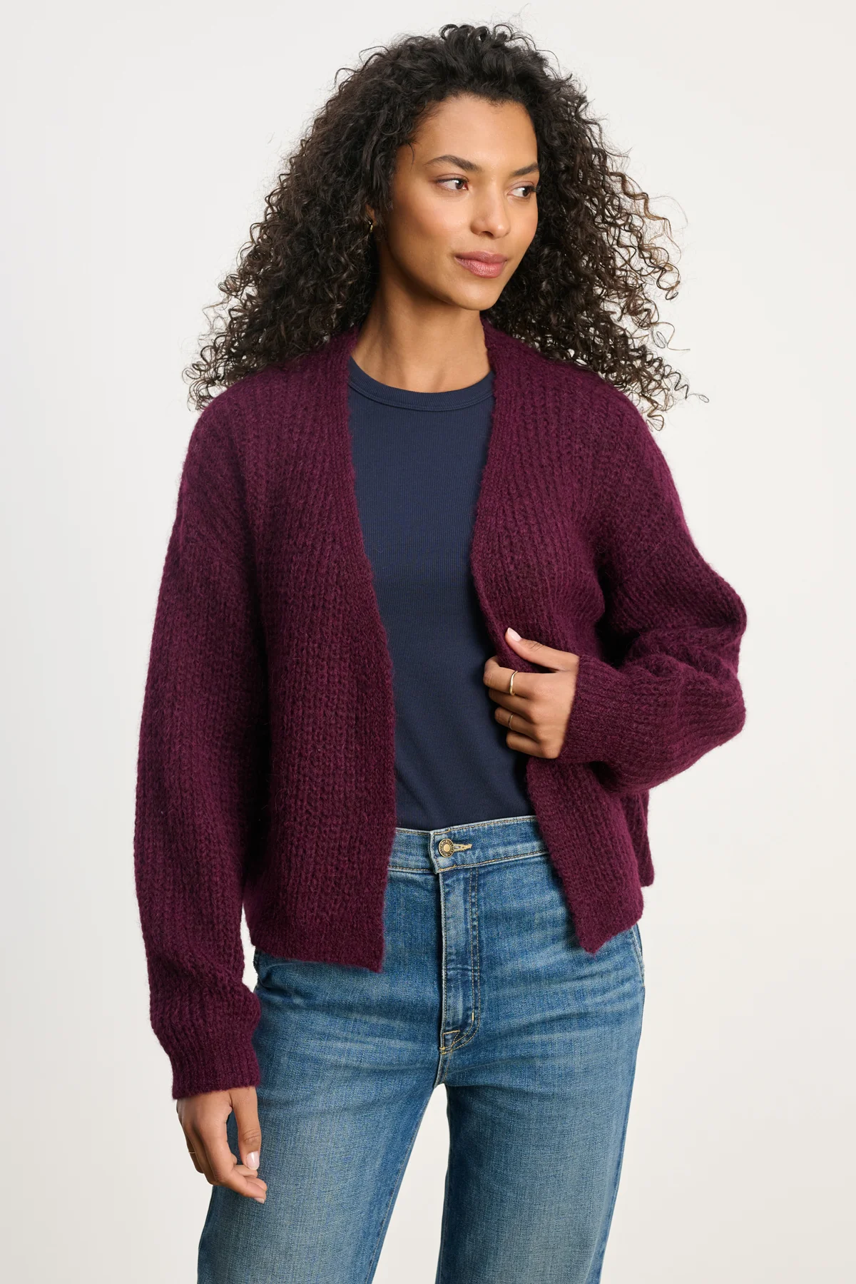 RANYA ALPACA CARDIGAN