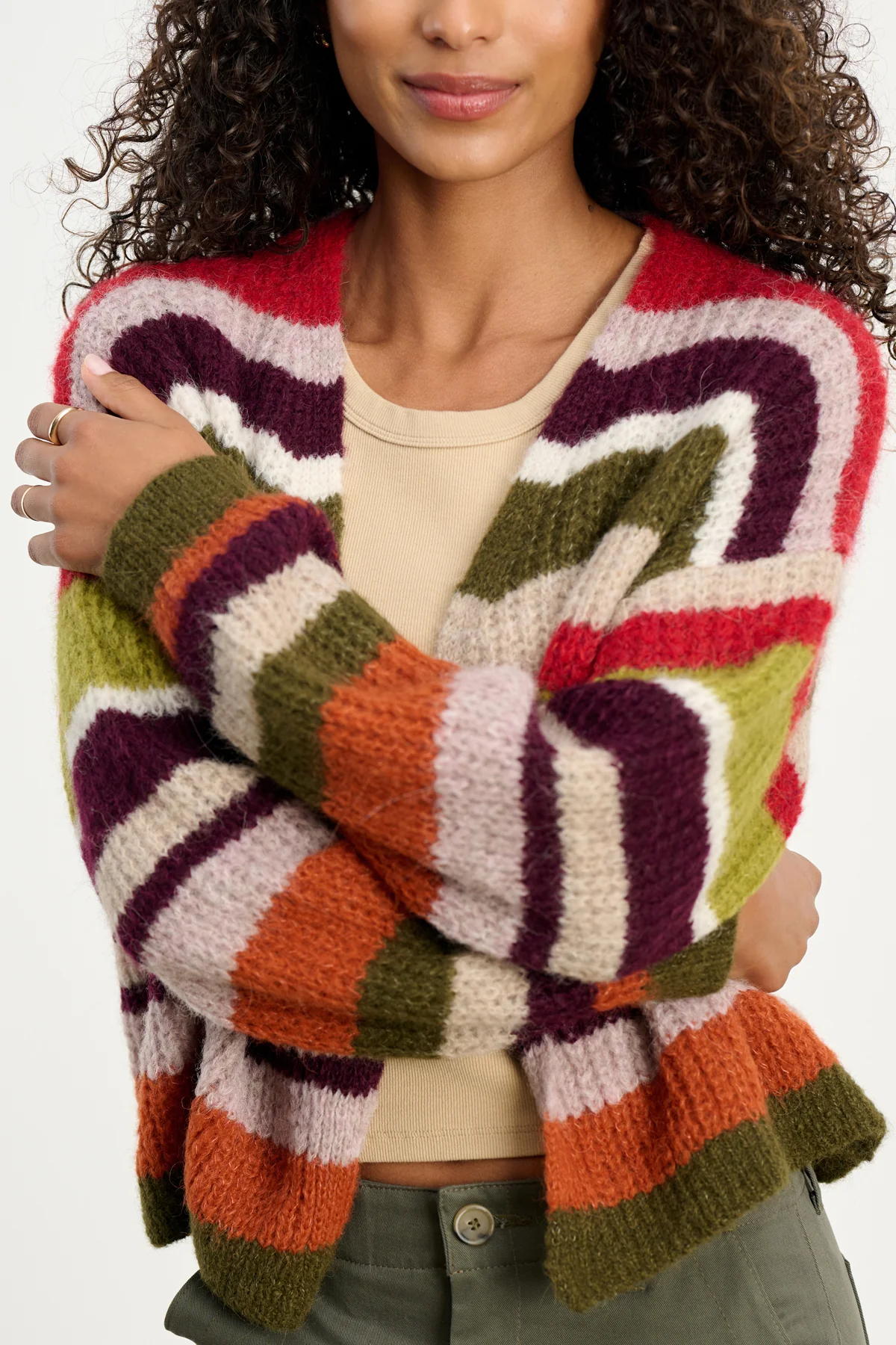 RANYA ALPACA CARDIGAN