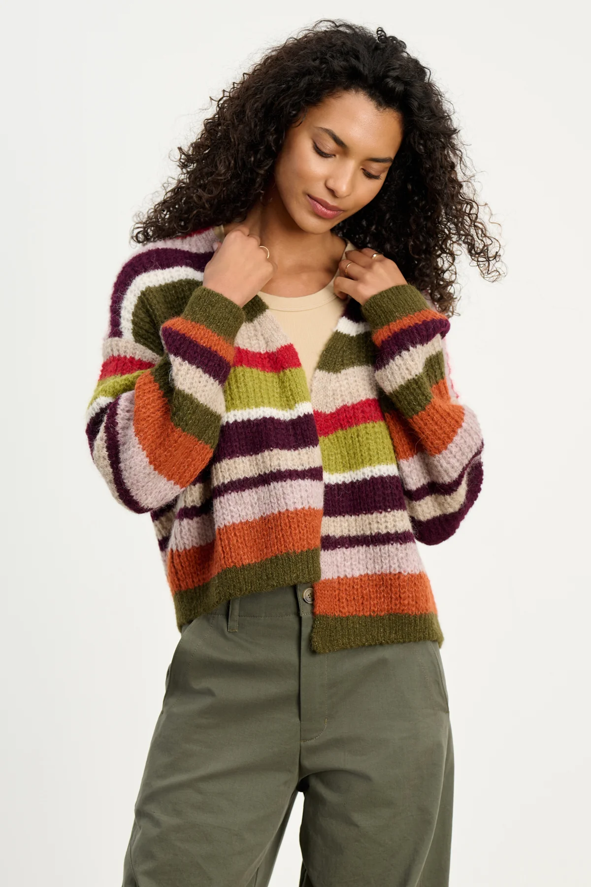 RANYA ALPACA CARDIGAN