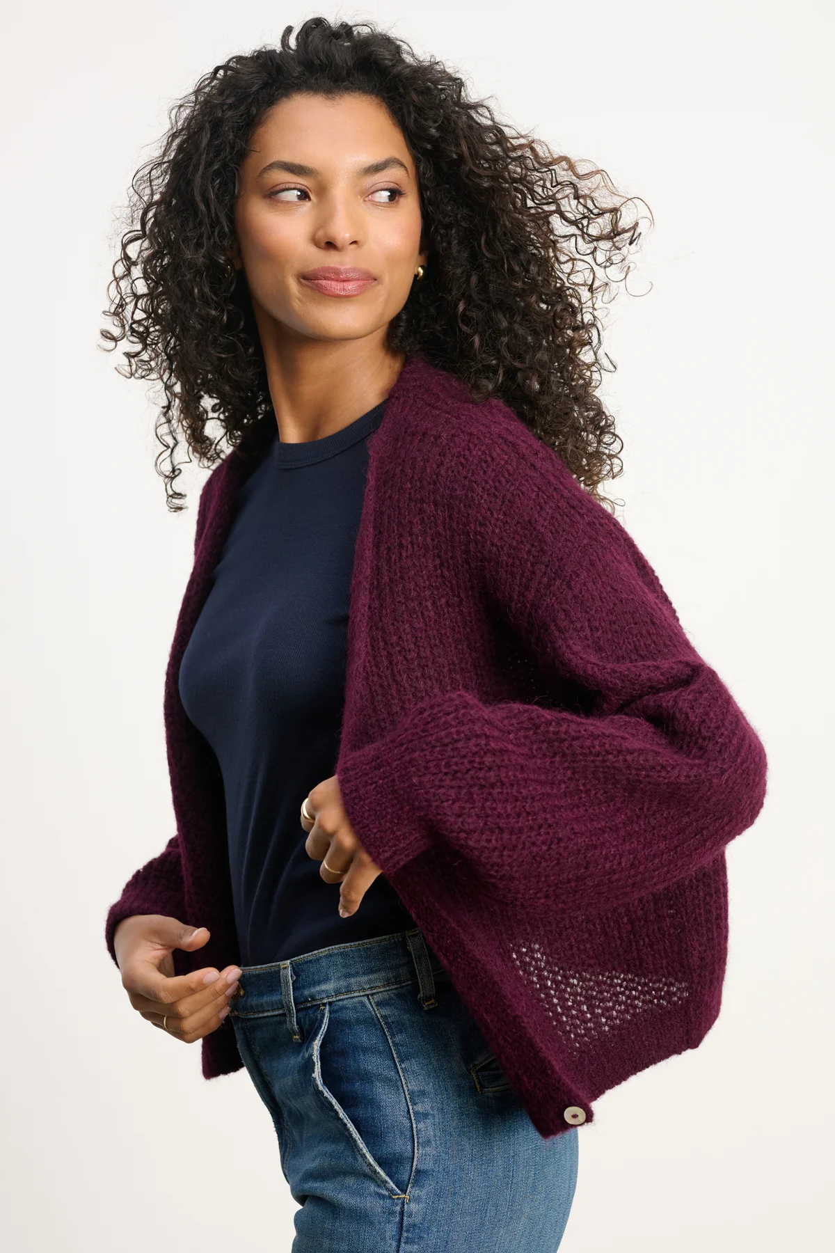 RANYA ALPACA CARDIGAN
