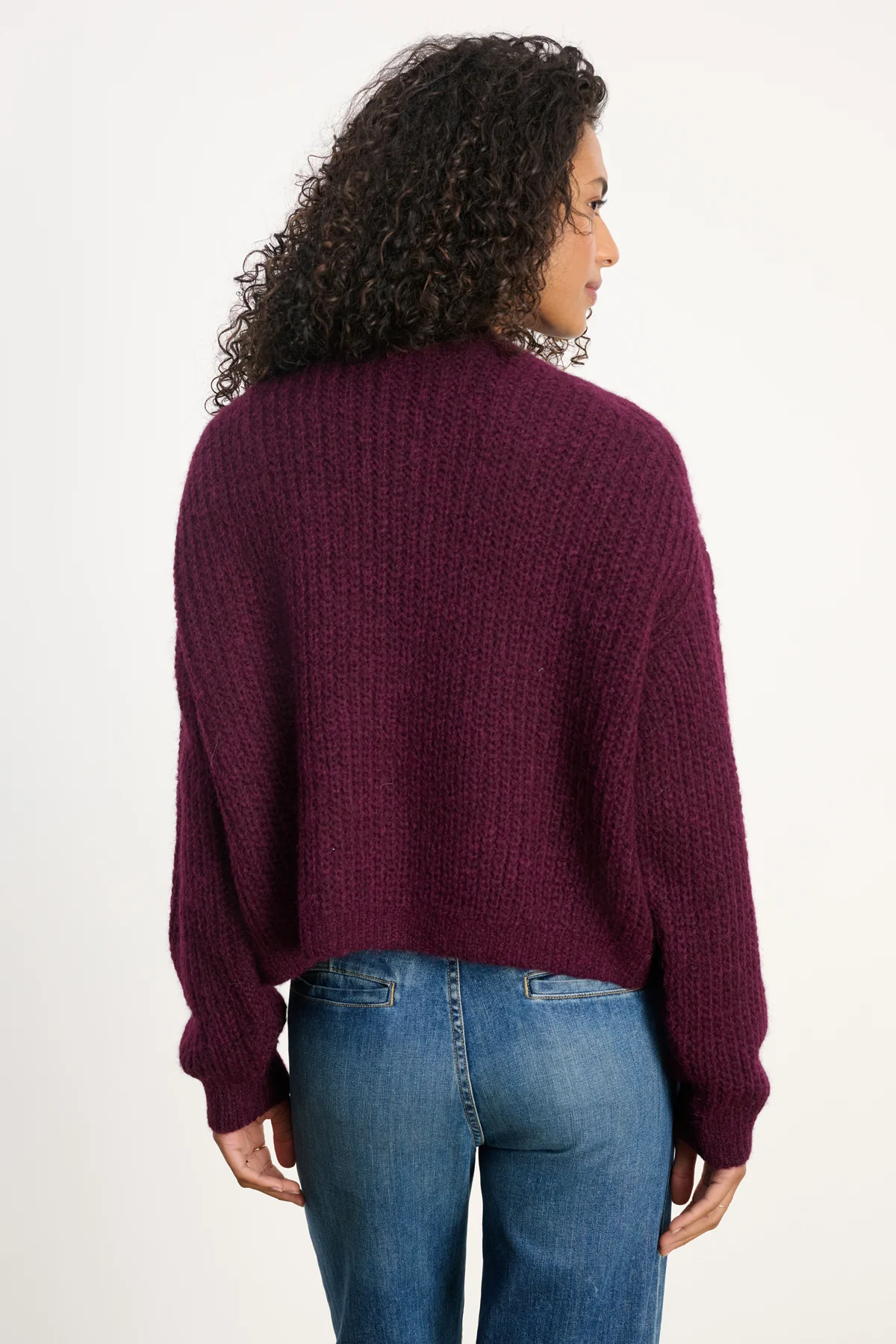 RANYA ALPACA CARDIGAN