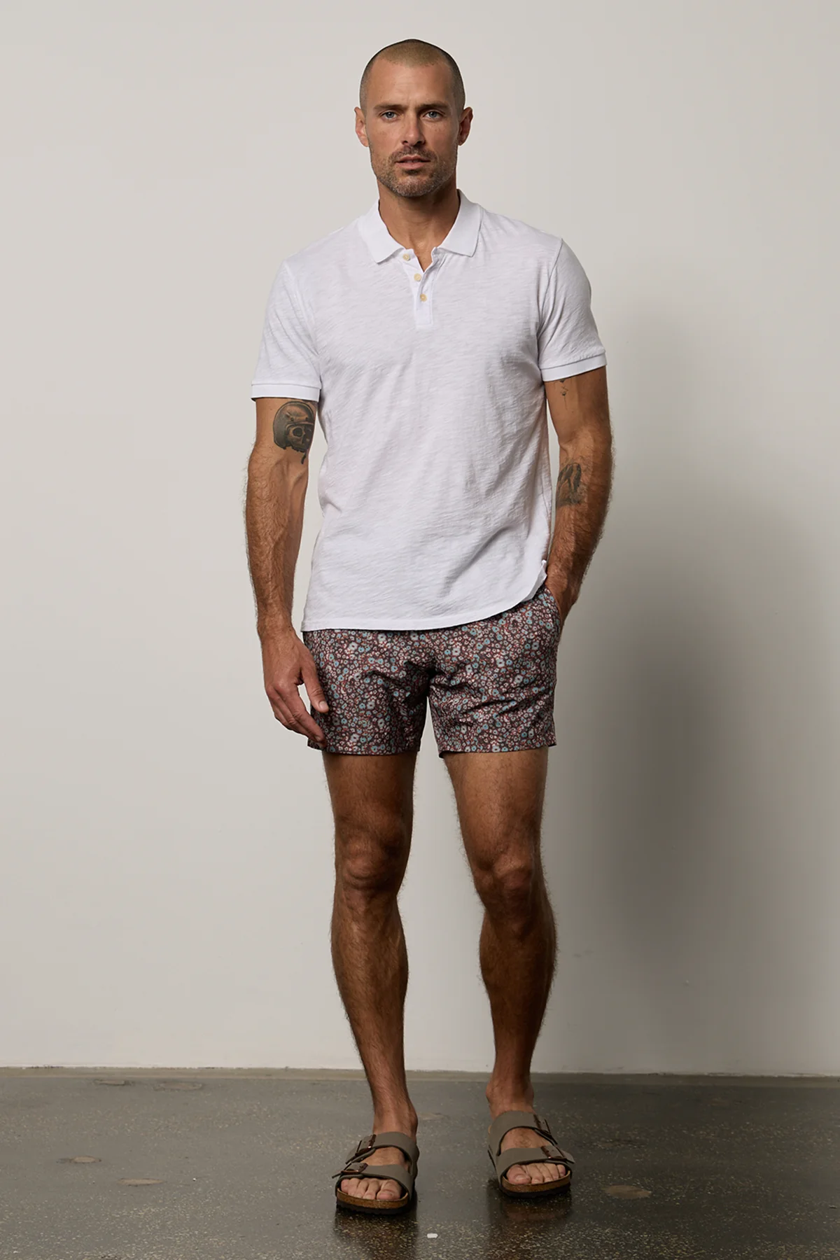 RICARDO PRINTED SWIM SHORT