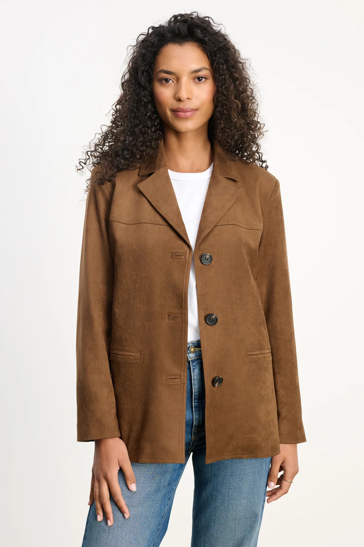 SALIE FAUX SUEDE JACKET