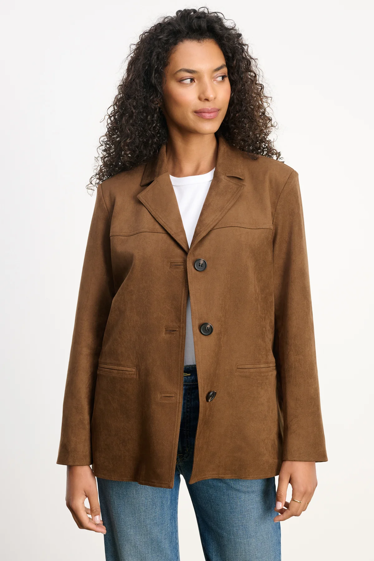 SALIE FAUX SUEDE JACKET