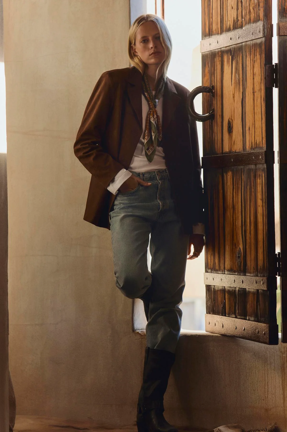 SALIE FAUX SUEDE JACKET