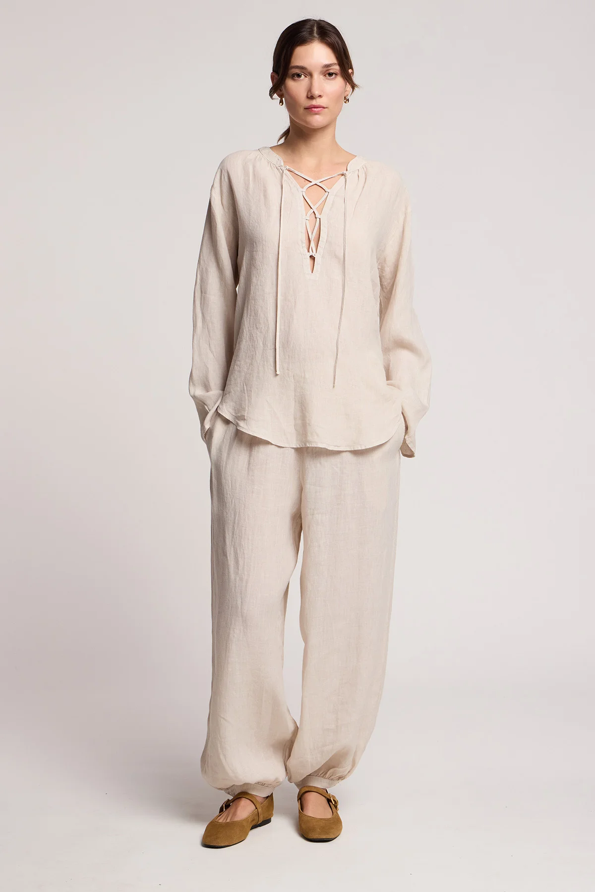 SALMA LINEN TOP