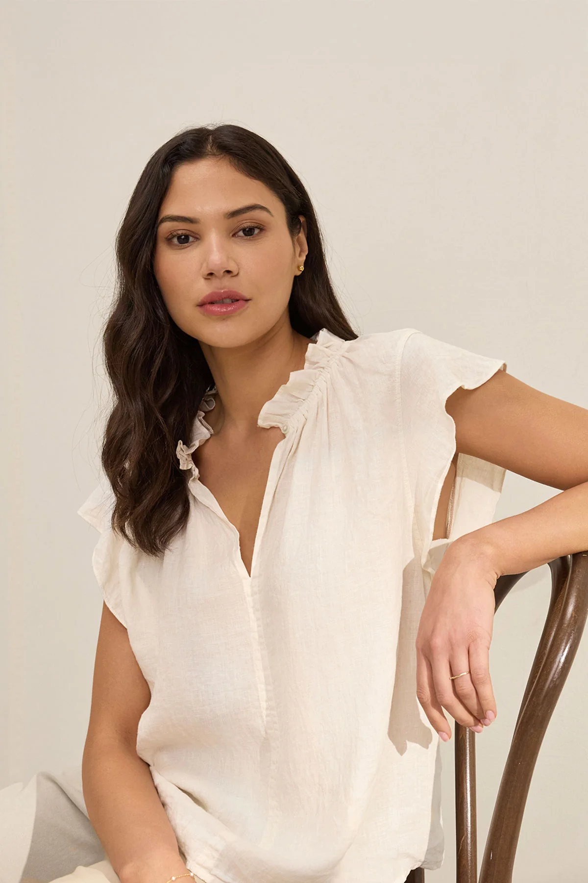 SEMIRA LINEN TOP