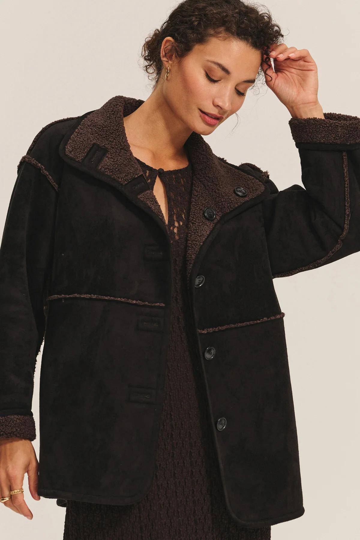 SHONA SHERPA REVERSIBLE JACKET