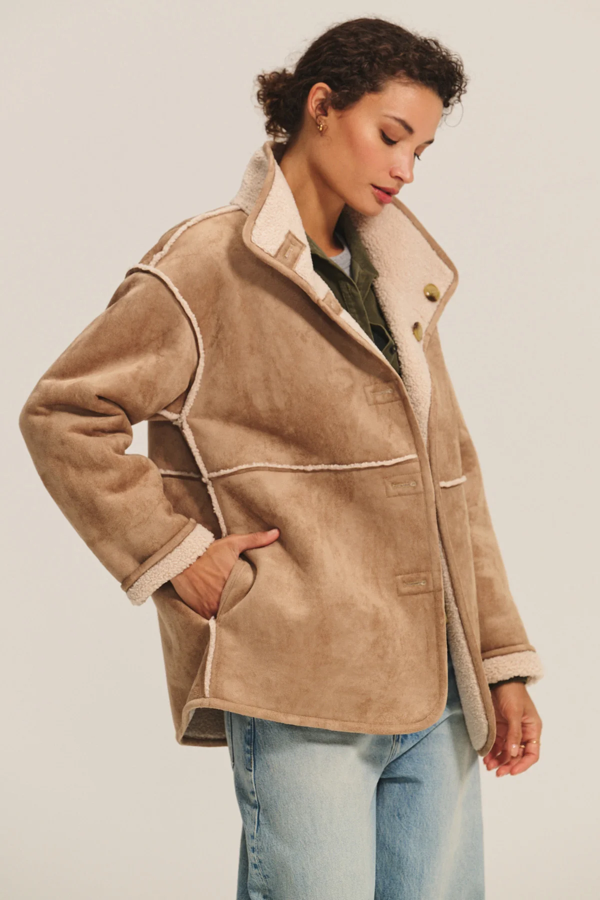 SHONA SHERPA REVERSIBLE JACKET