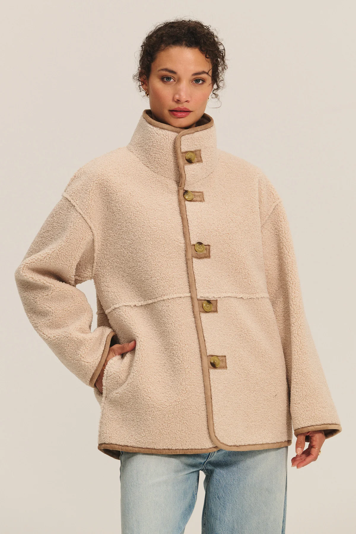 SHONA SHERPA REVERSIBLE JACKET