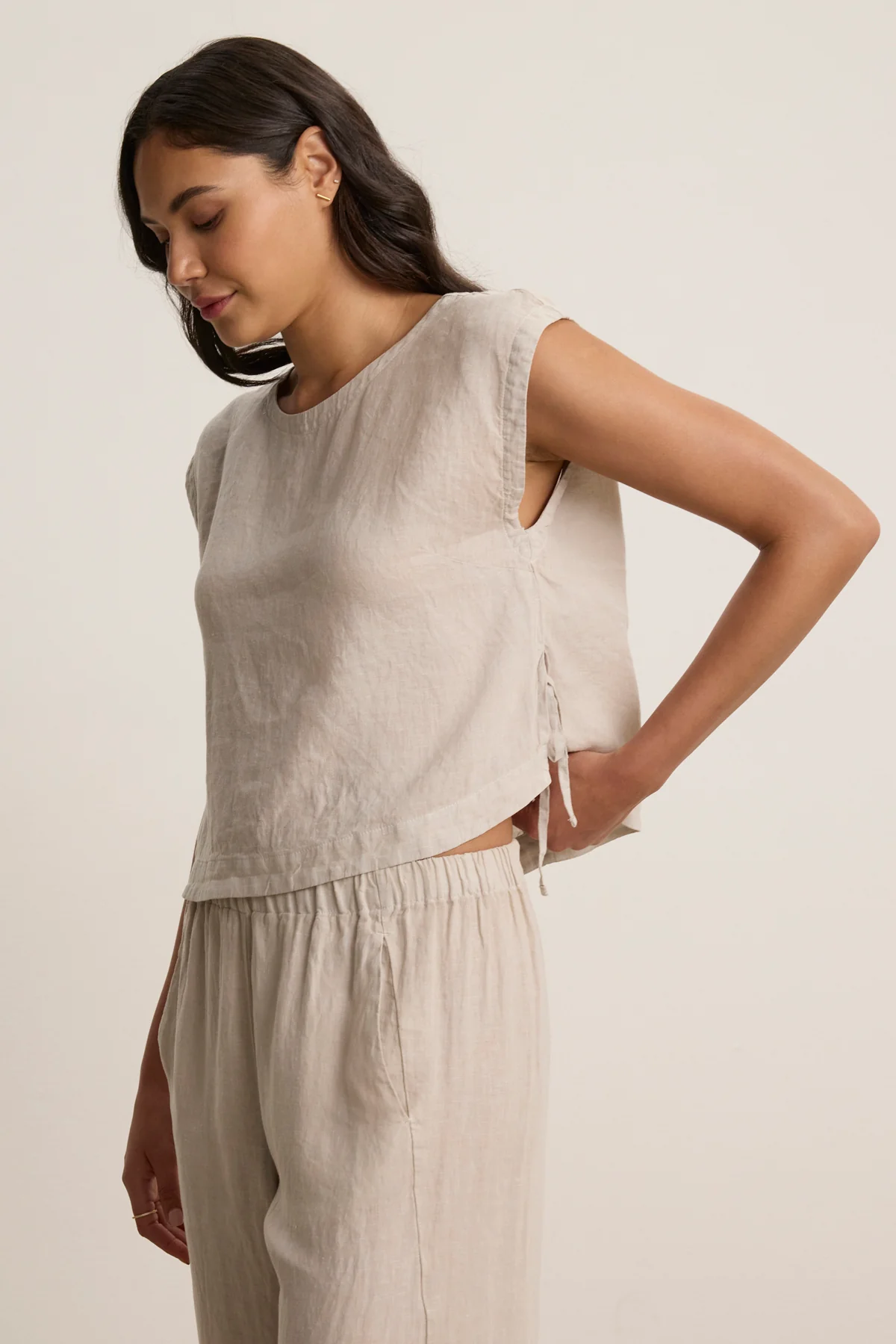 TAVIA LINEN TOP