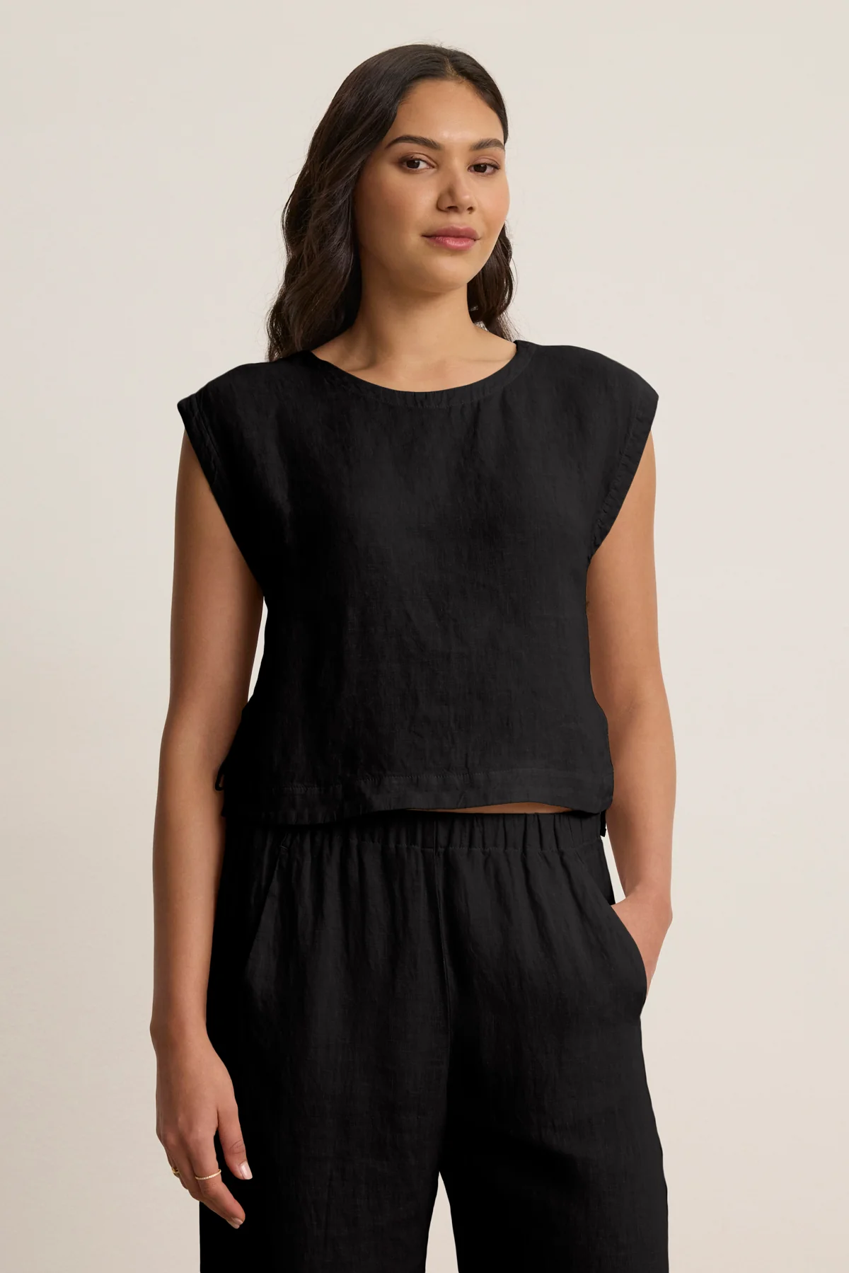 TAVIA LINEN TOP