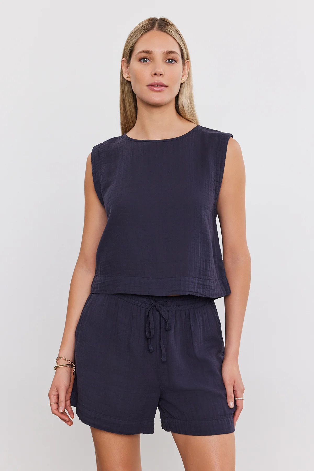 TIBBY COTTON GAUZE SHORT