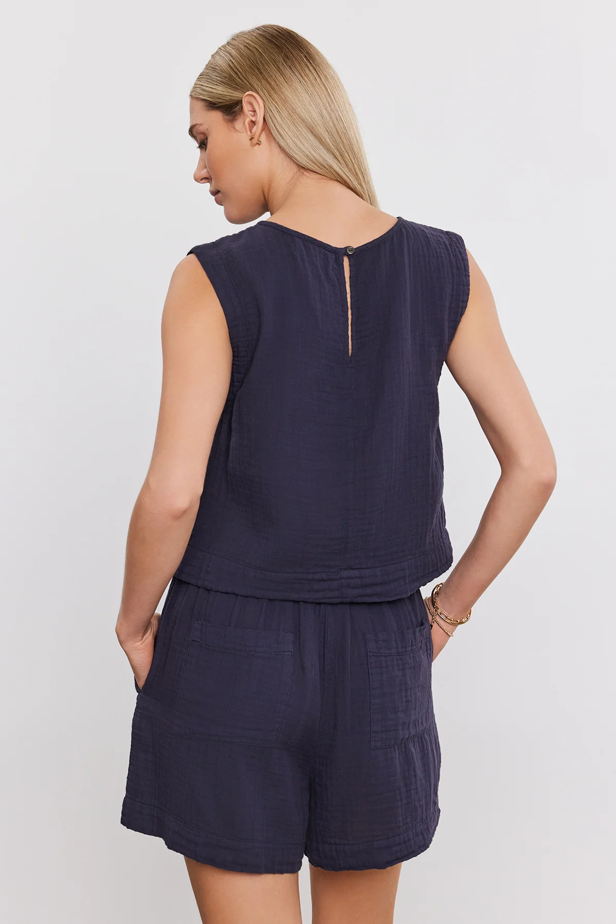 TIBBY COTTON GAUZE SHORT