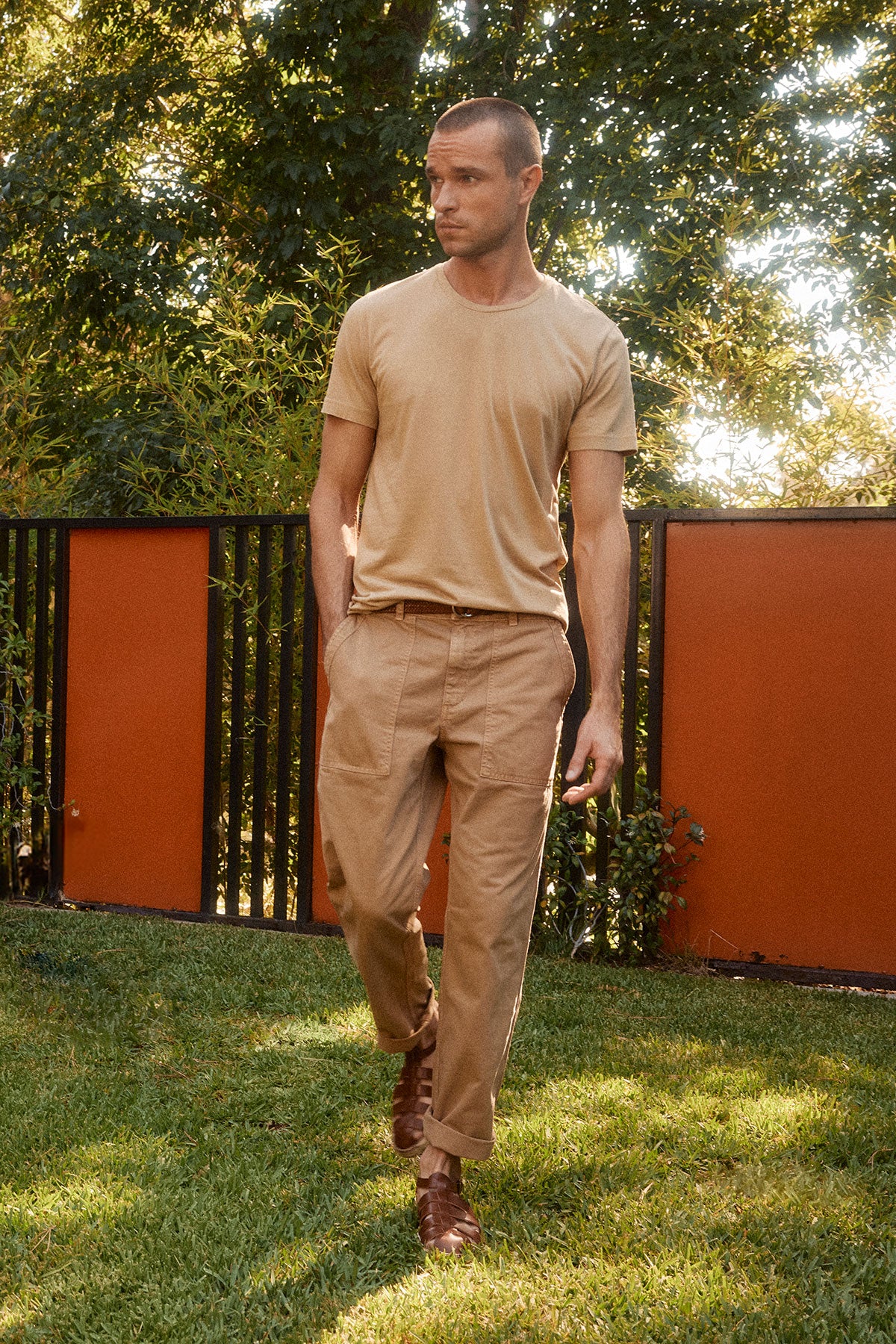 TOBY SANDED TWILL PANT