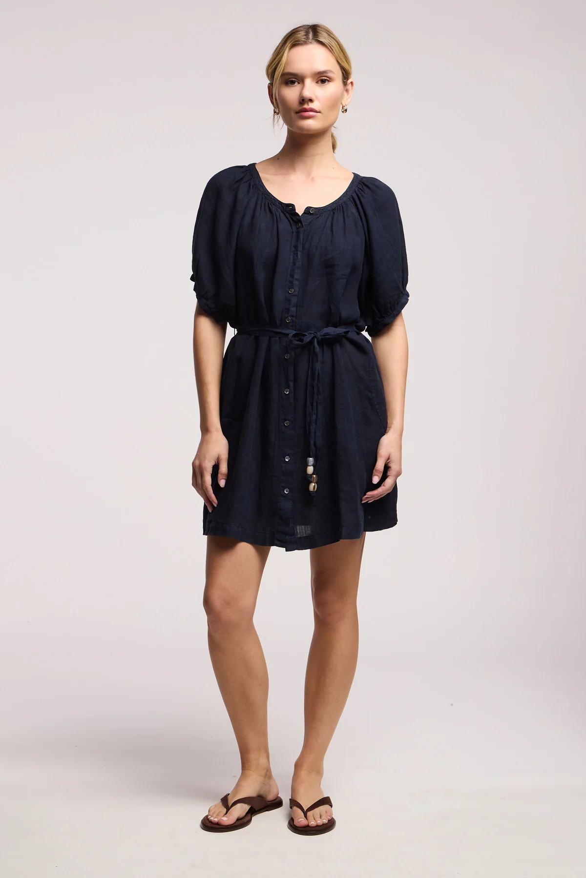KAYELLA LINEN DRESS