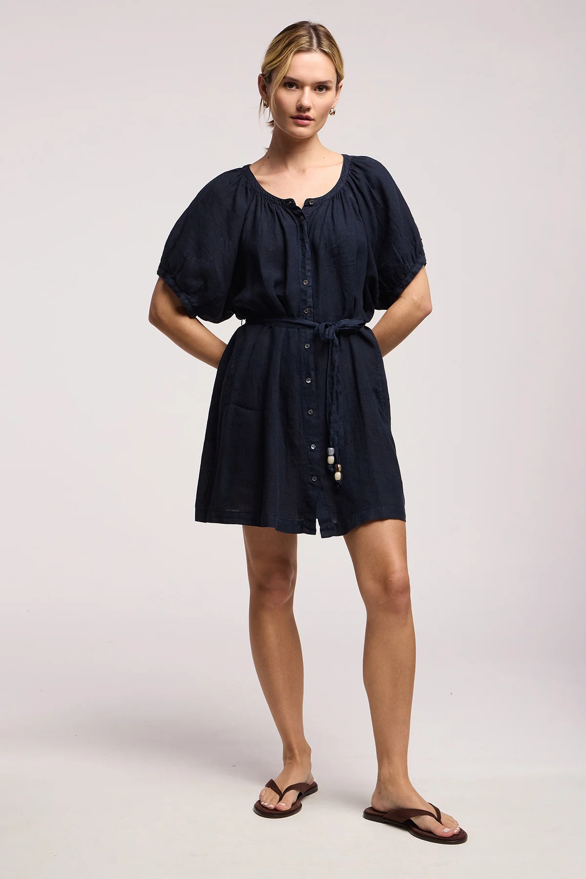 KAYELLA LINEN DRESS
