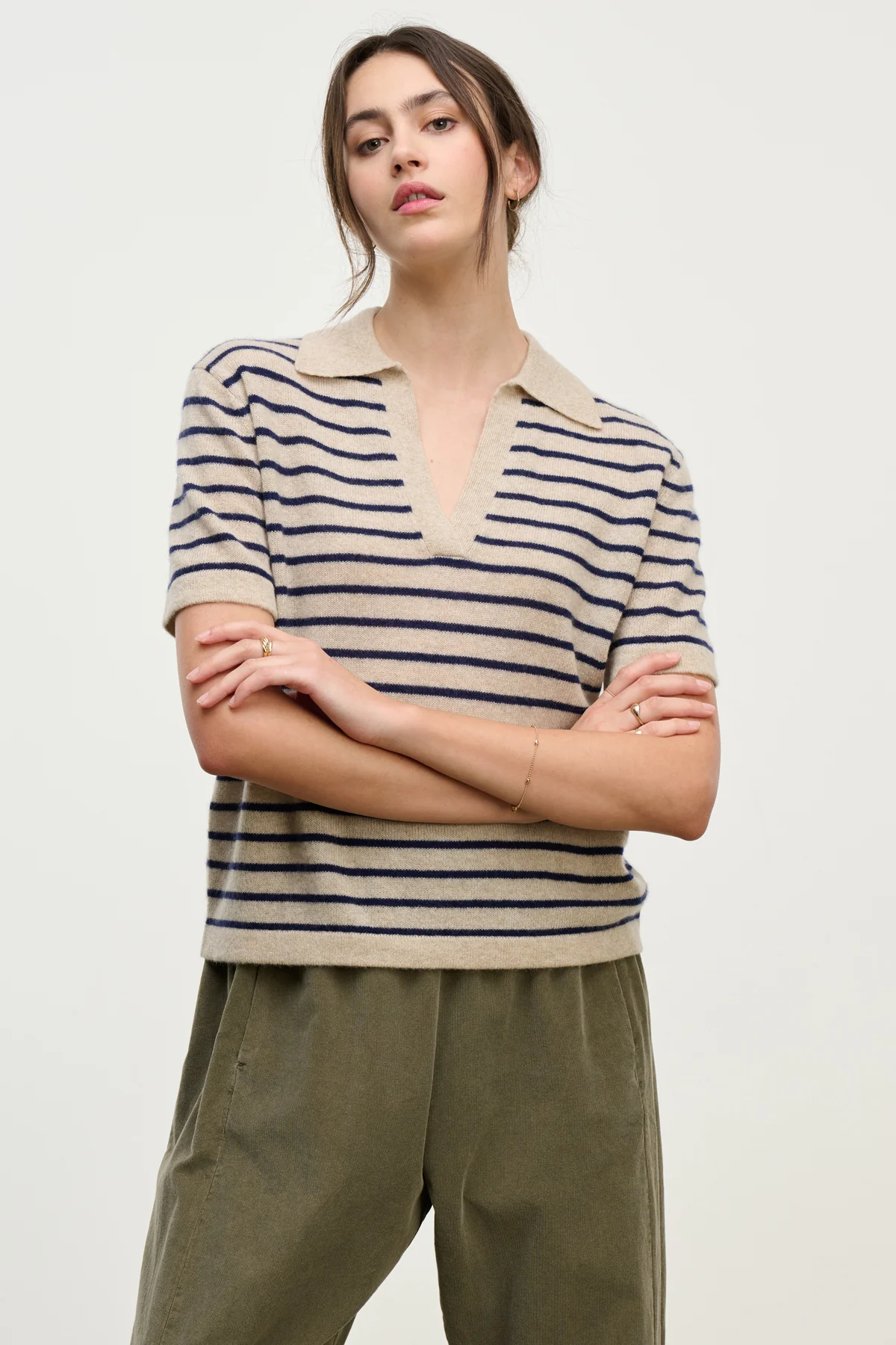 YAEL CASHMERE SWEATER POLO