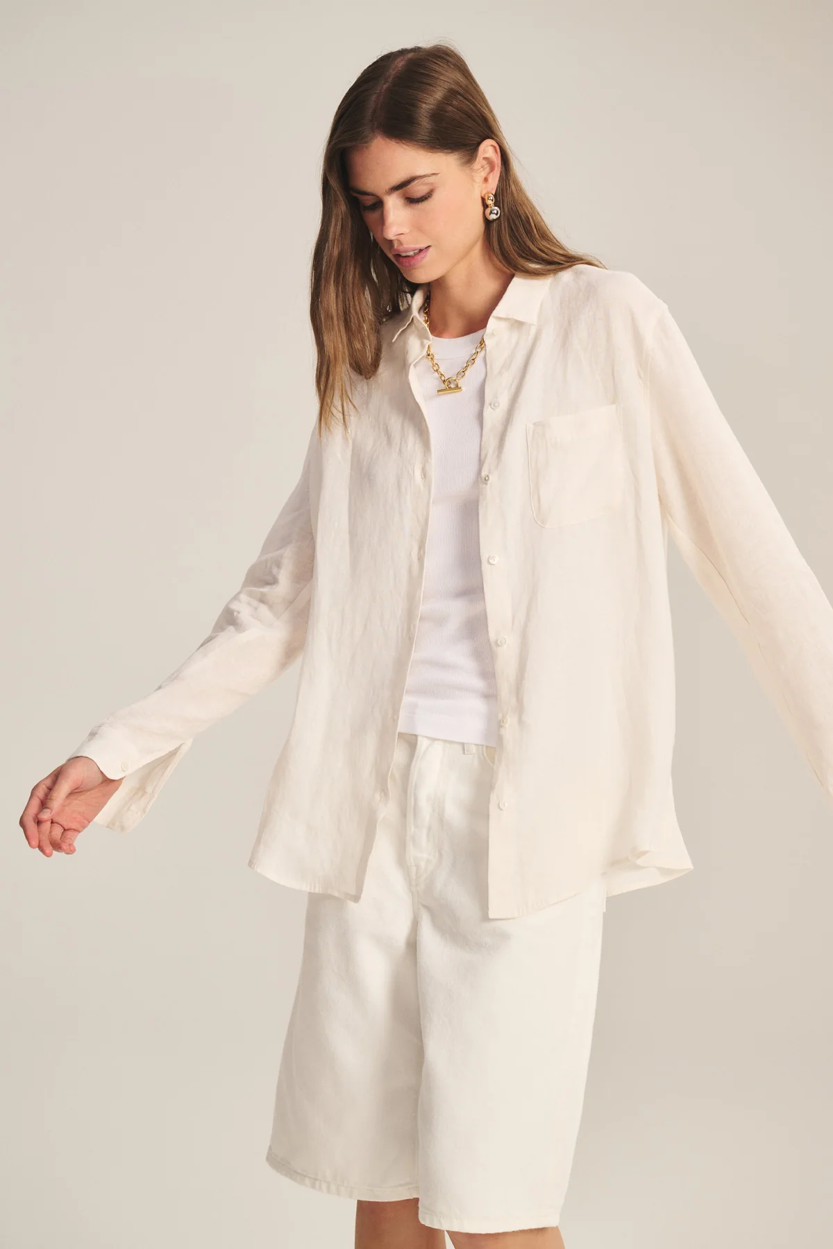 MULHOLLAND LINEN SHIRT