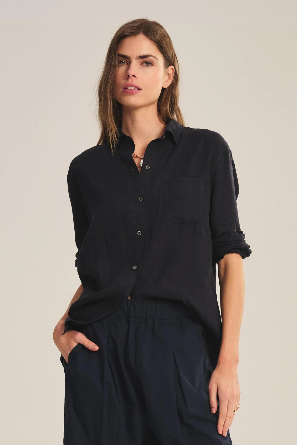 MULHOLLAND LINEN SHIRT