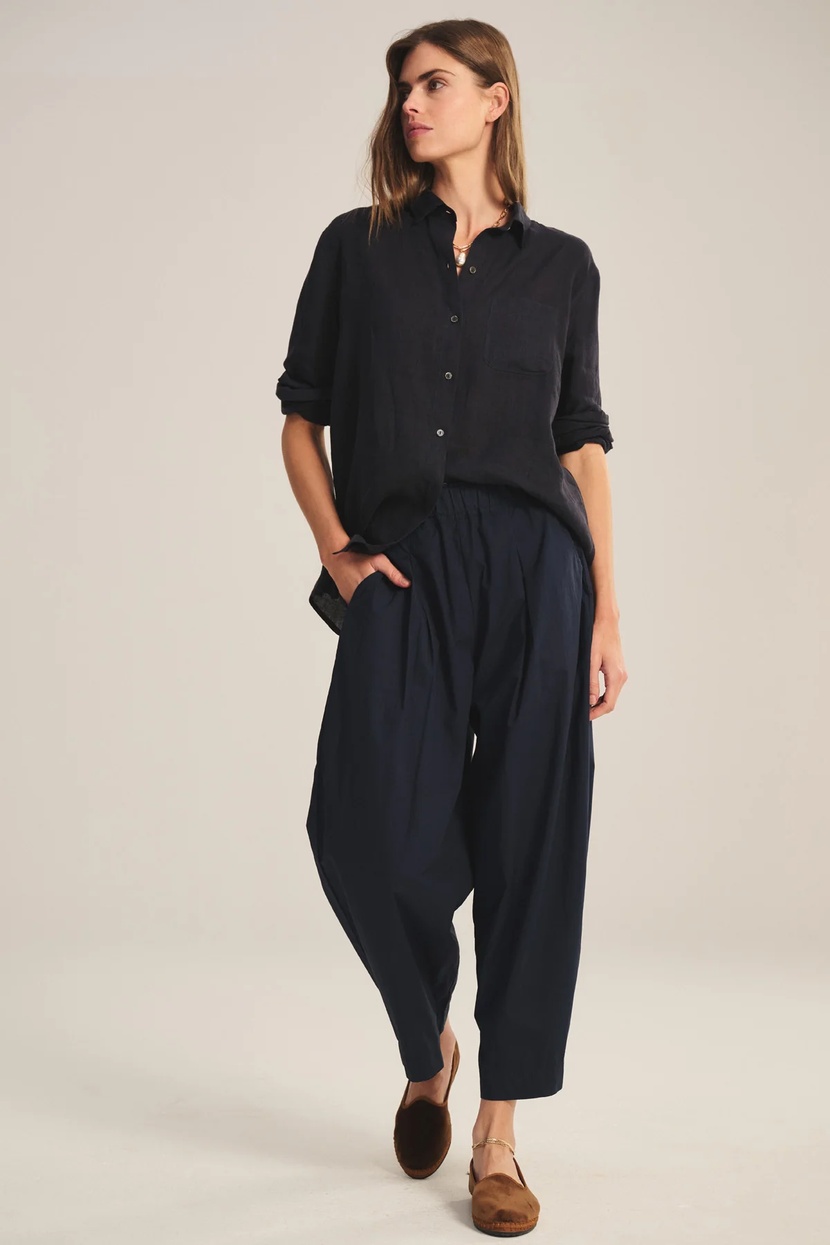 MULHOLLAND LINEN SHIRT