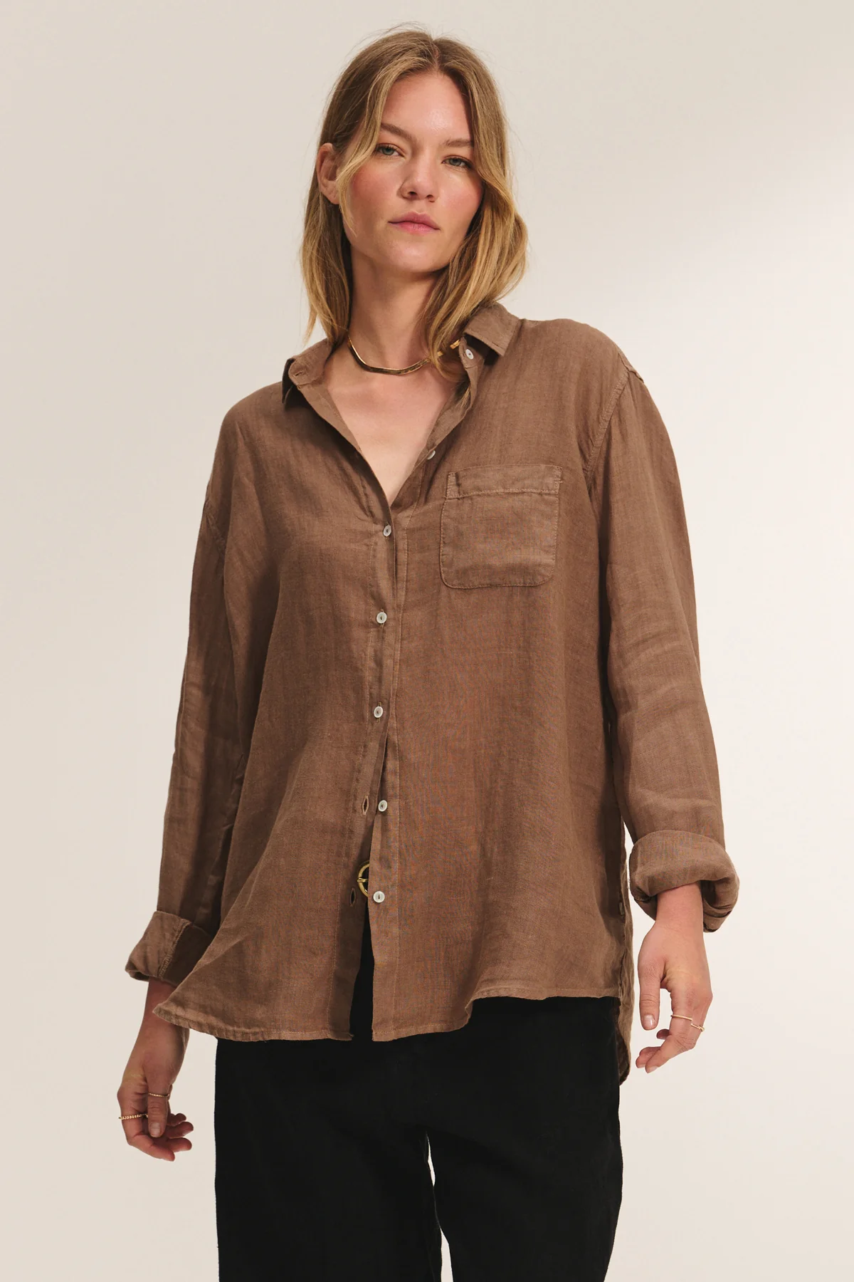 MULHOLLAND LINEN SHIRT