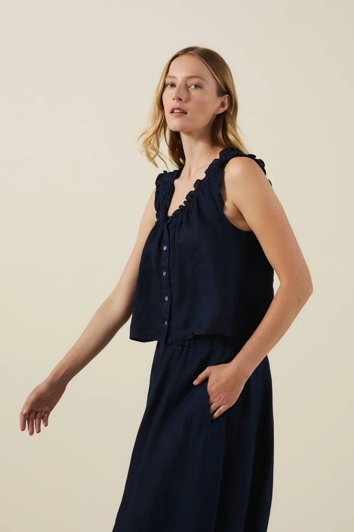 TANA LINEN TOP
