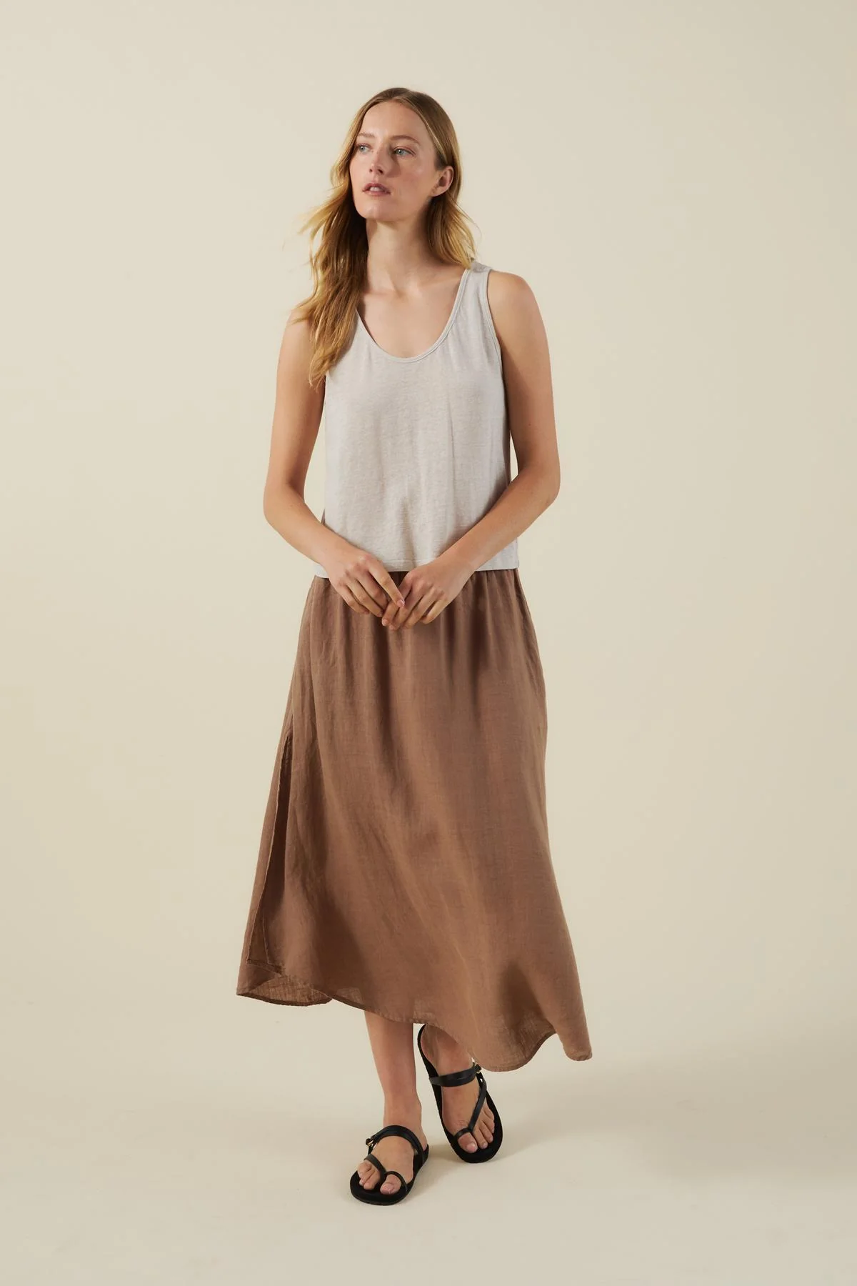 VIRGINIA LINEN SKIRT