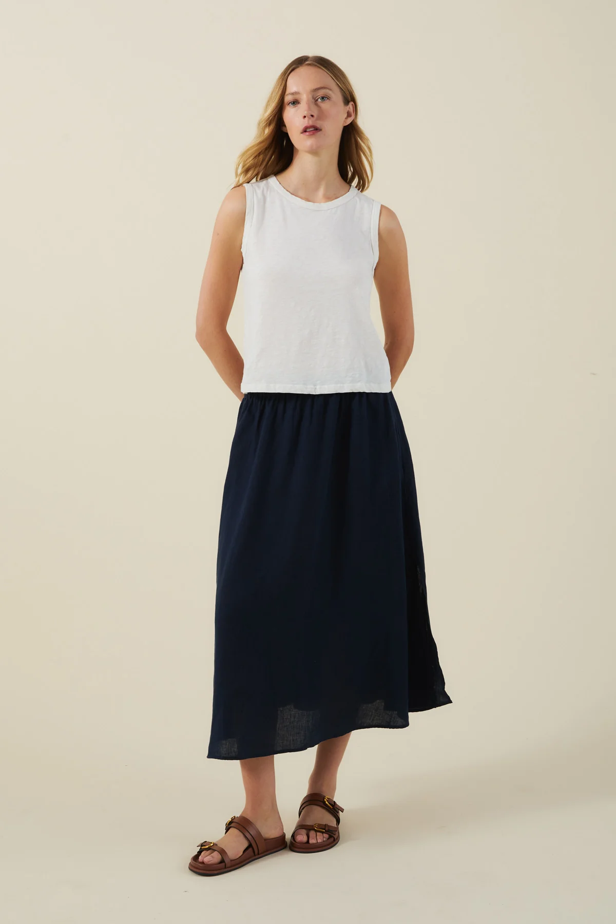 VIRGINIA LINEN SKIRT