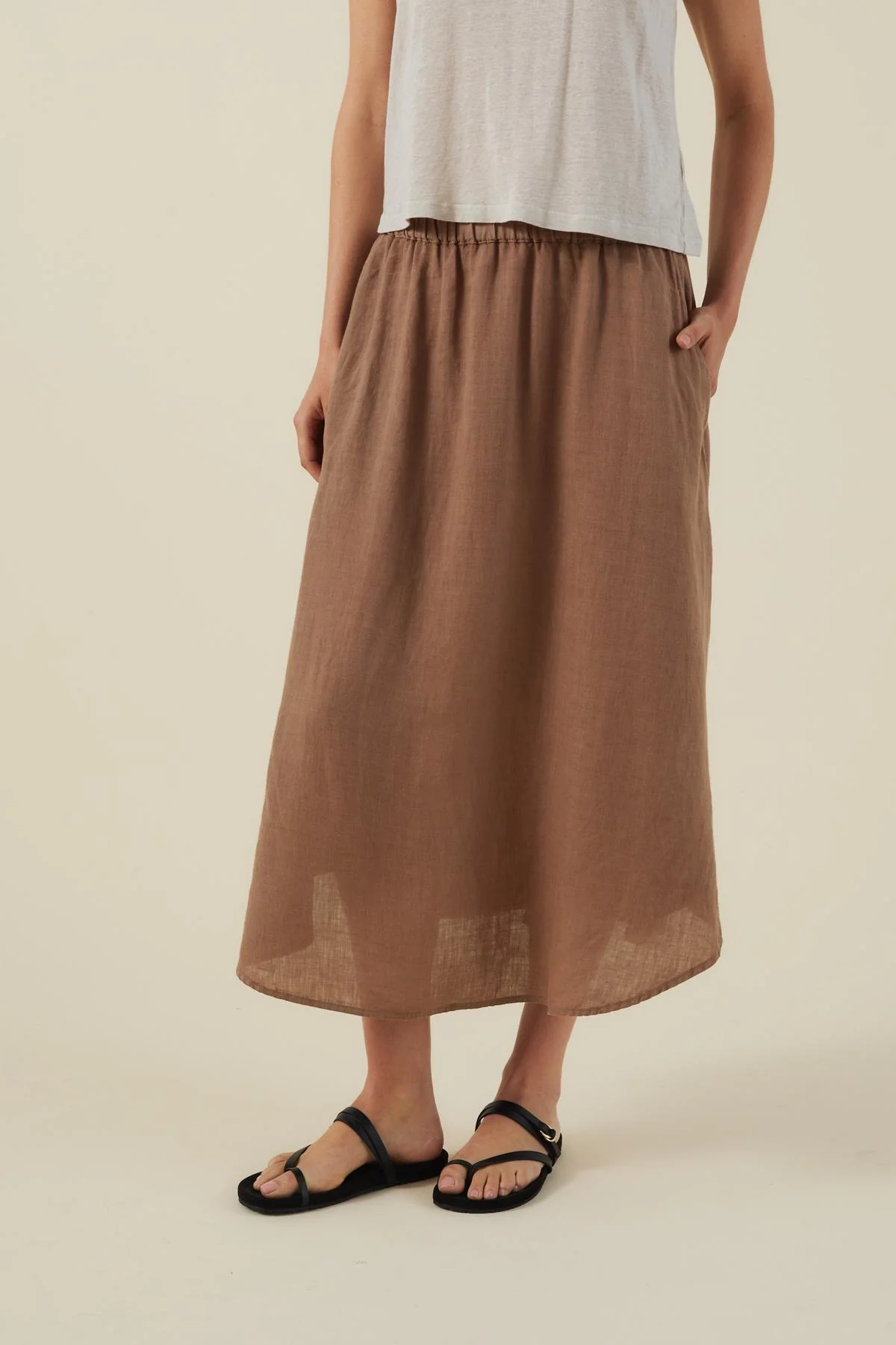 VIRGINIA LINEN SKIRT