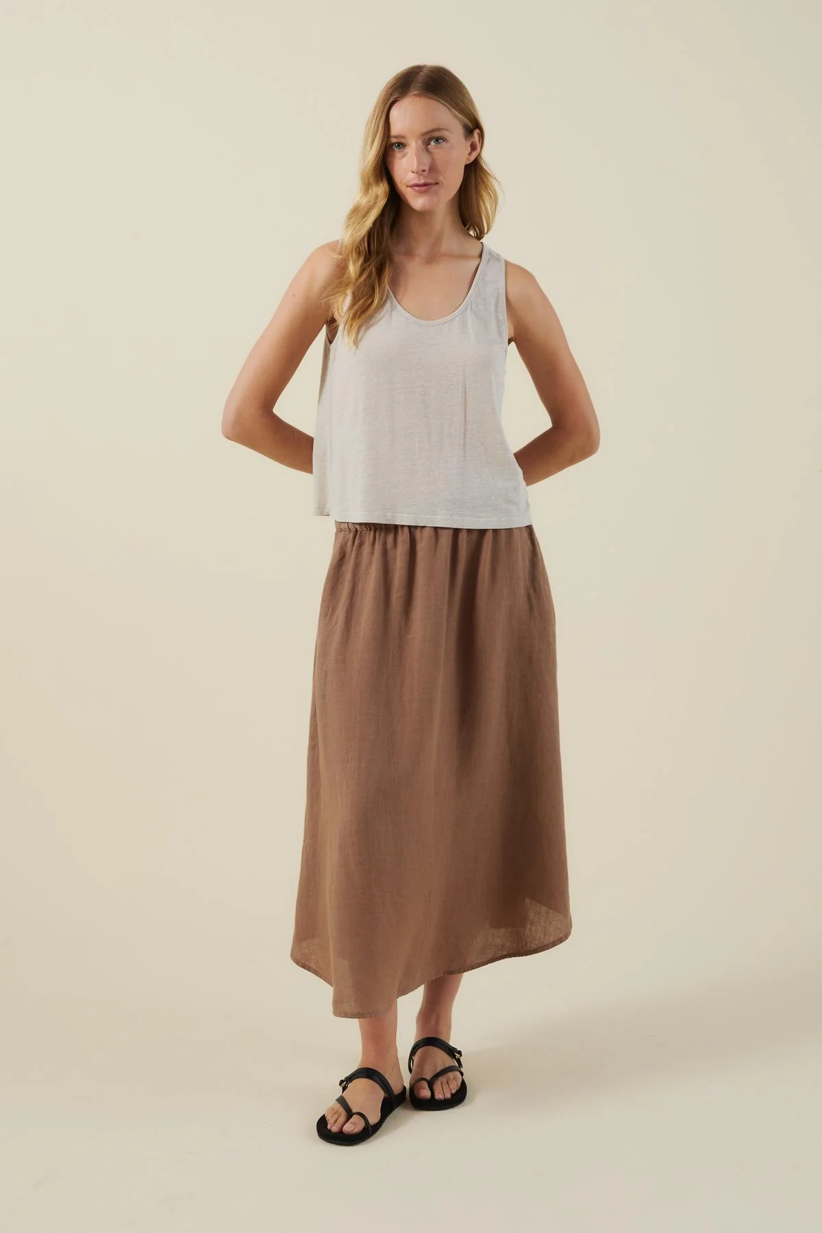 VIRGINIA LINEN SKIRT