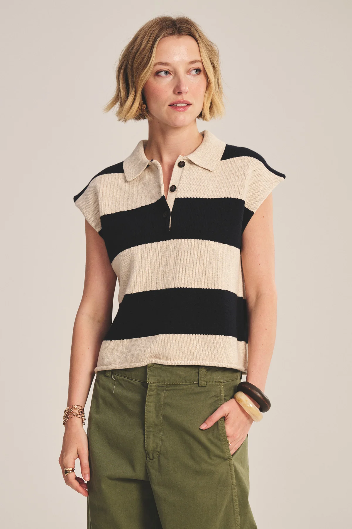 ZOELLA SWEATER POLO