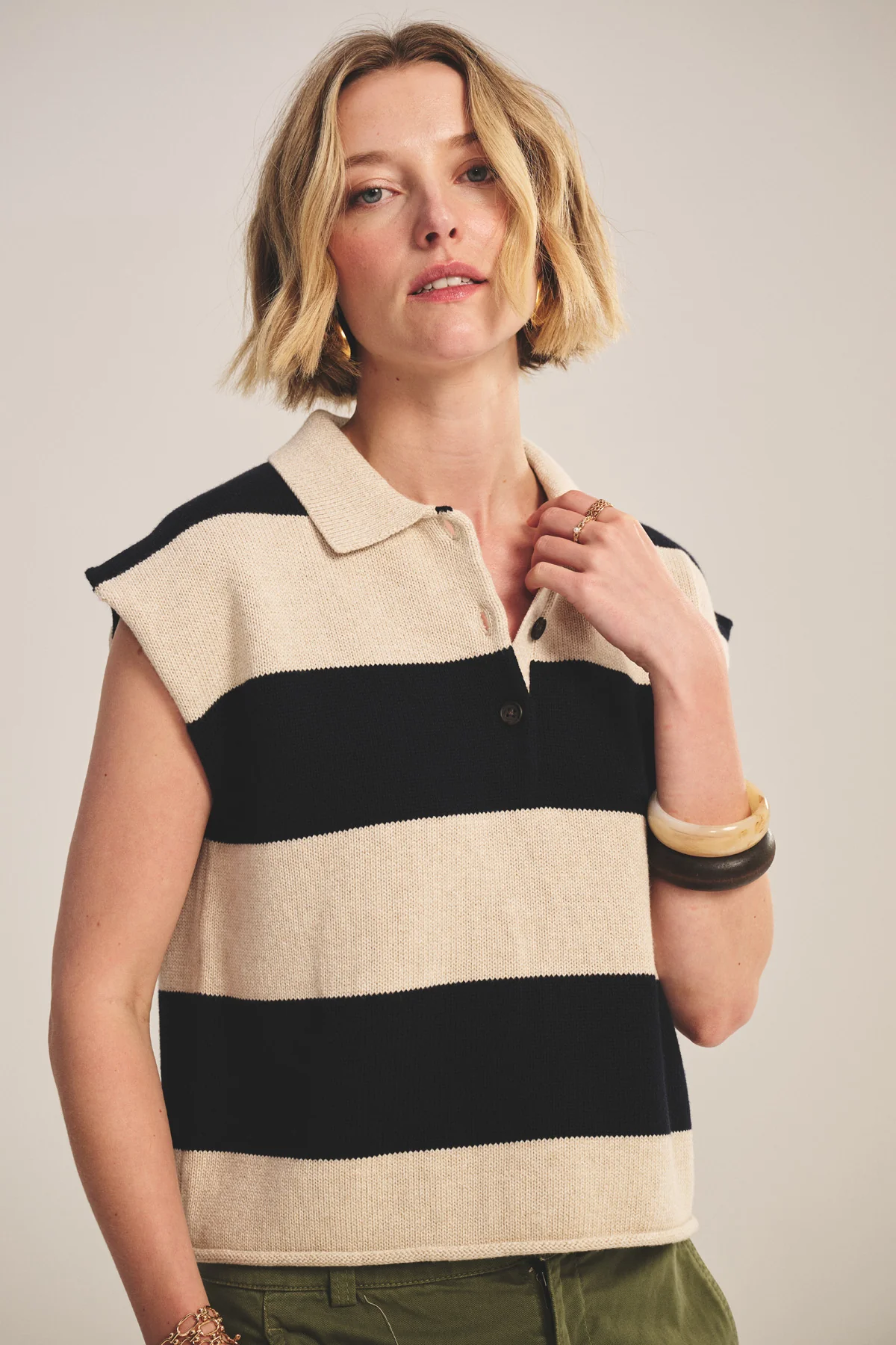 ZOELLA SWEATER POLO
