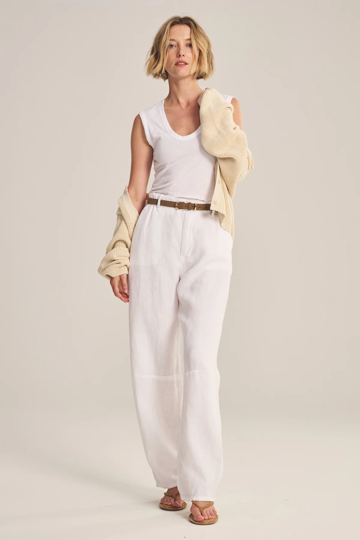 TAYLOR HEAVY LINEN PANT