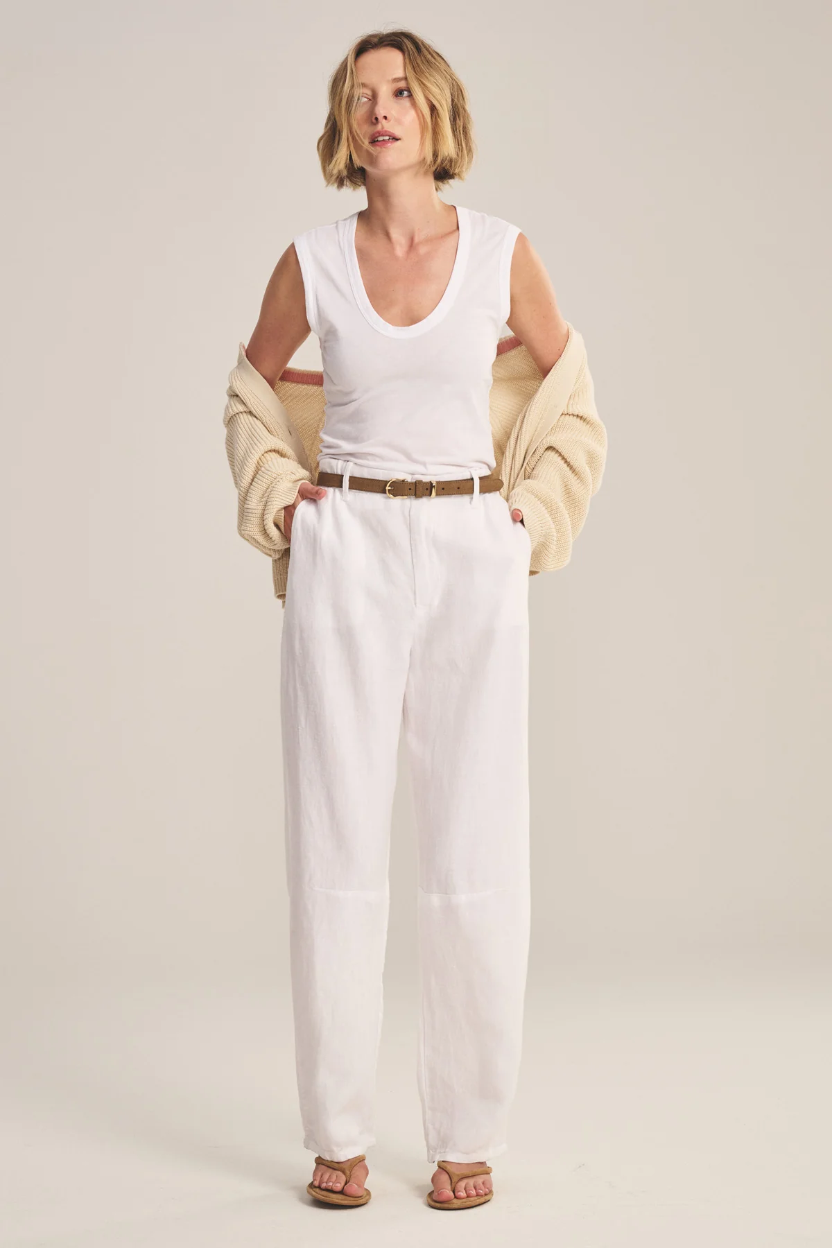 TAYLOR HEAVY LINEN PANT