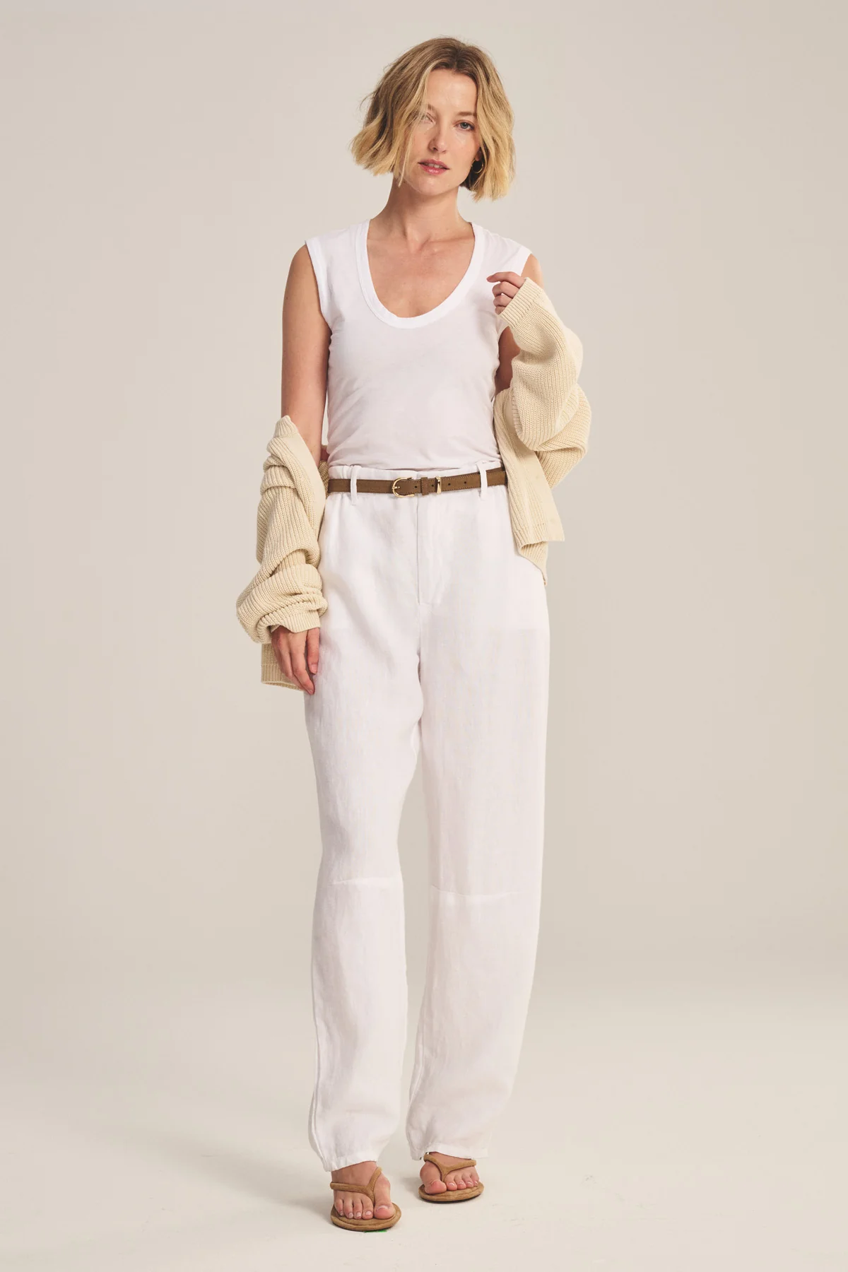 TAYLOR HEAVY LINEN PANT