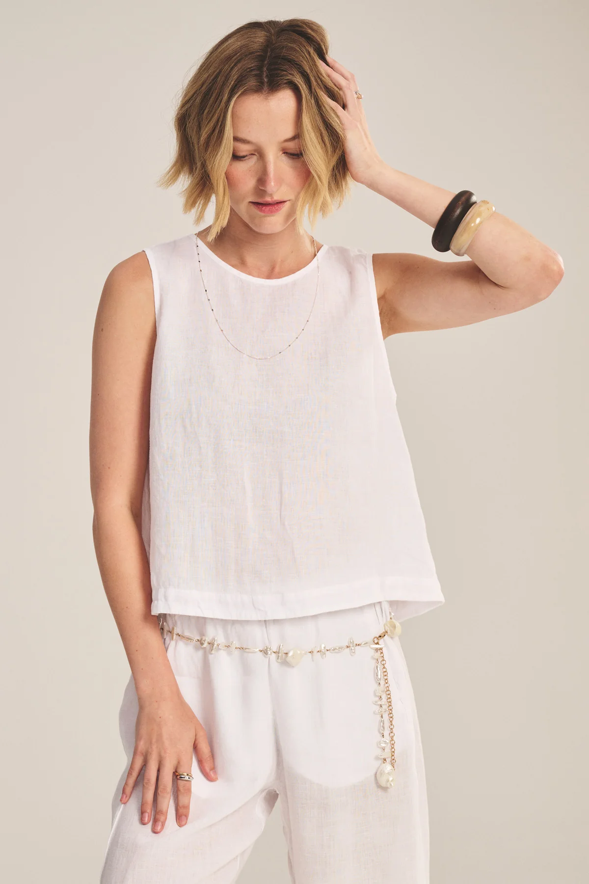 MAXINE LINEN TOP