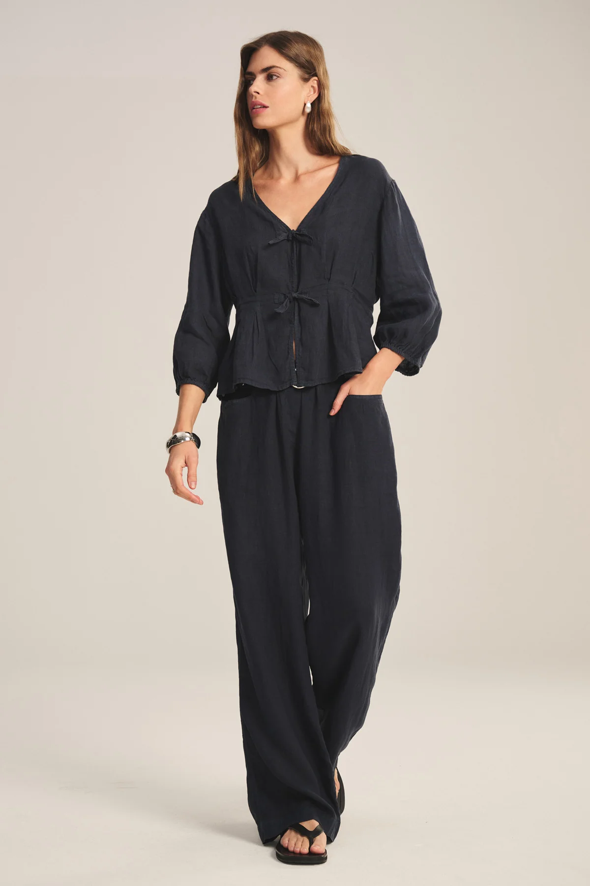 CLAIRO LINEN PANT